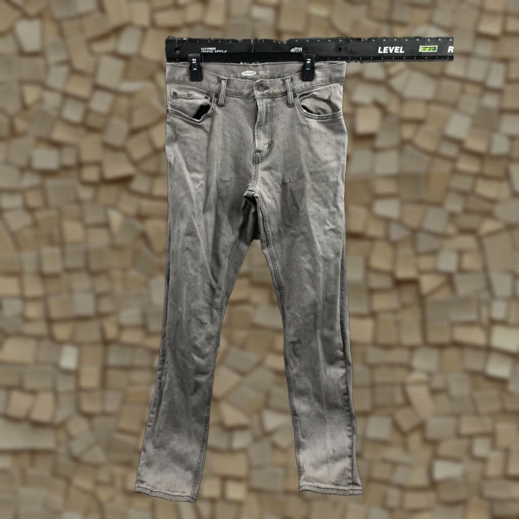 Old Navy Old Navy Jeans Mens Slim Straight 32x34 Mid Rise Gray Denim 5-Pocket Size US 32 / EU 48 - 1 Thumbnail