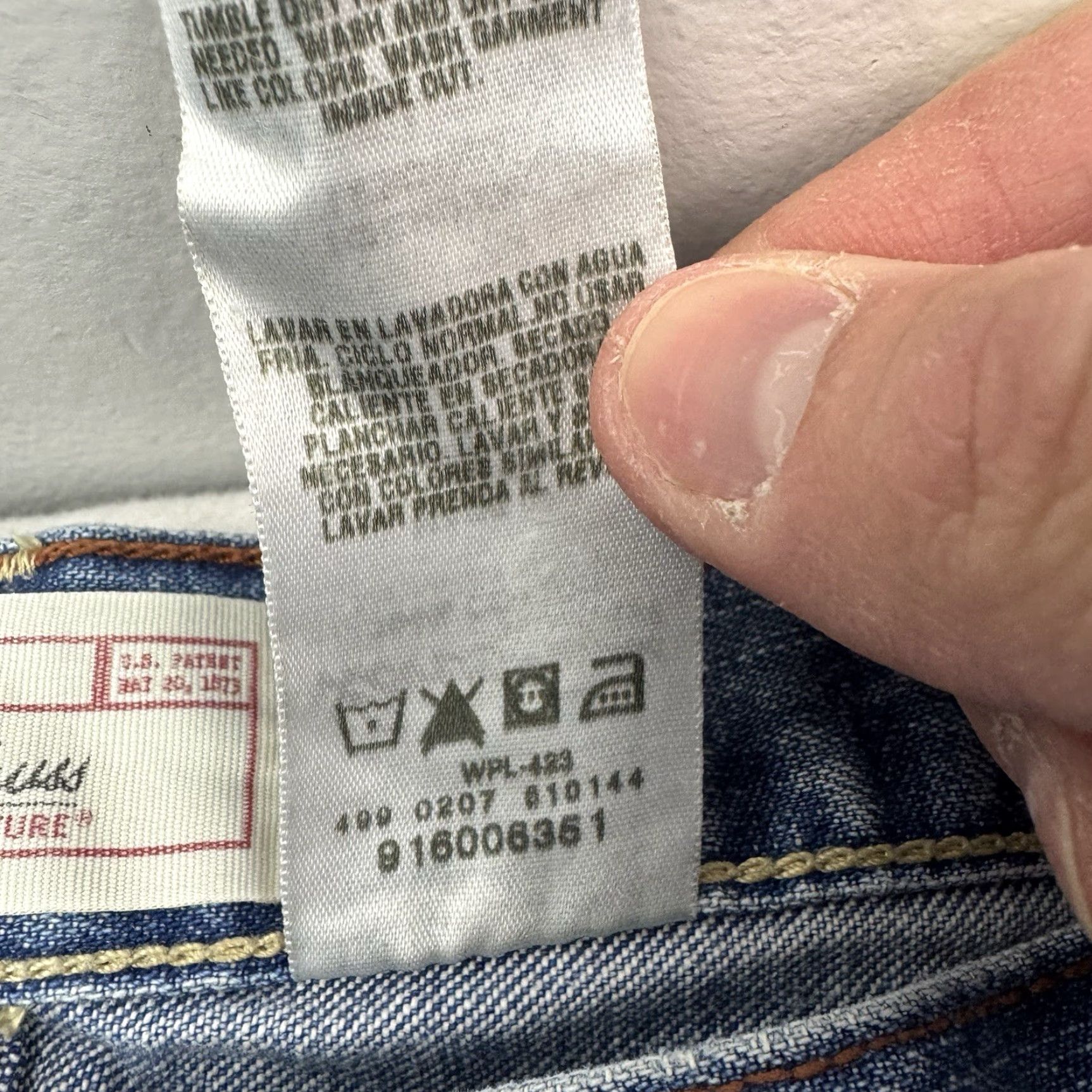 Levi's VINTAGE Levi's Carpenter Jeans Men 38x32 Blue Wide-Leg 90s Grunge Y2K Baggy Size US 38 / EU 54 - 5 Thumbnail