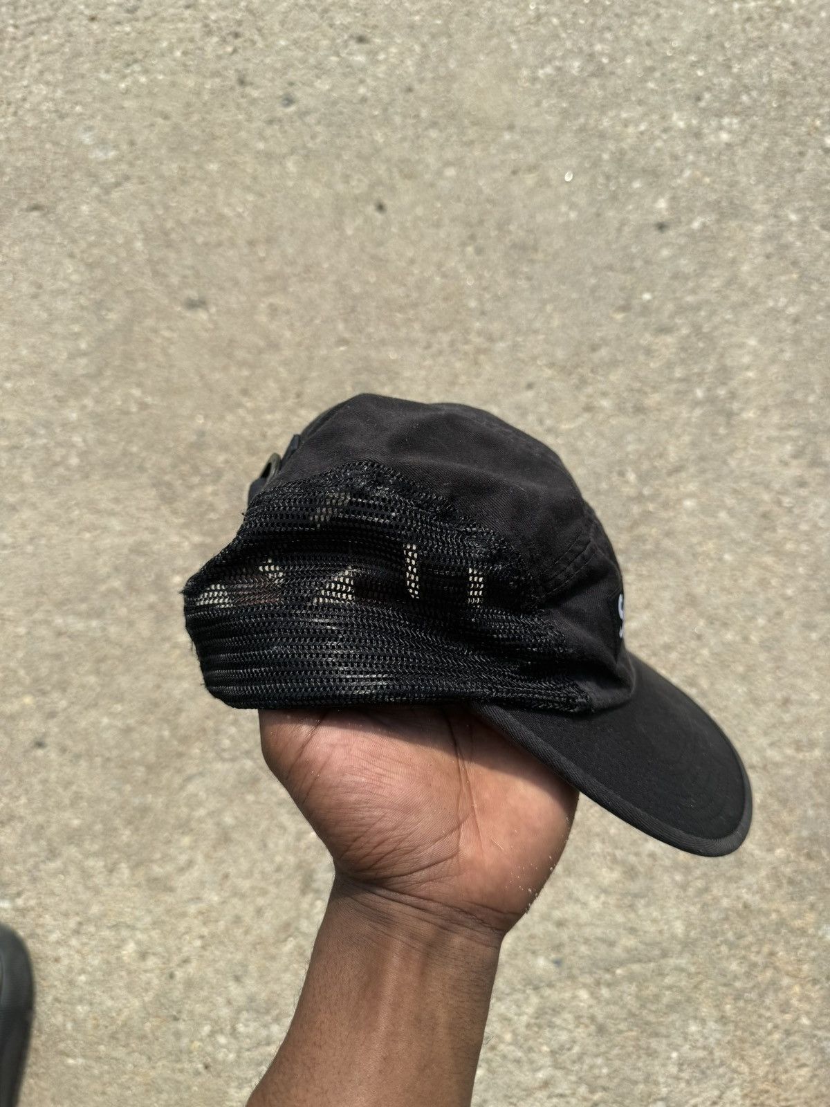 Supreme Supreme Mesh Side Panel Camp Cap Black SS18 Size ONE SIZE - 3 Thumbnail
