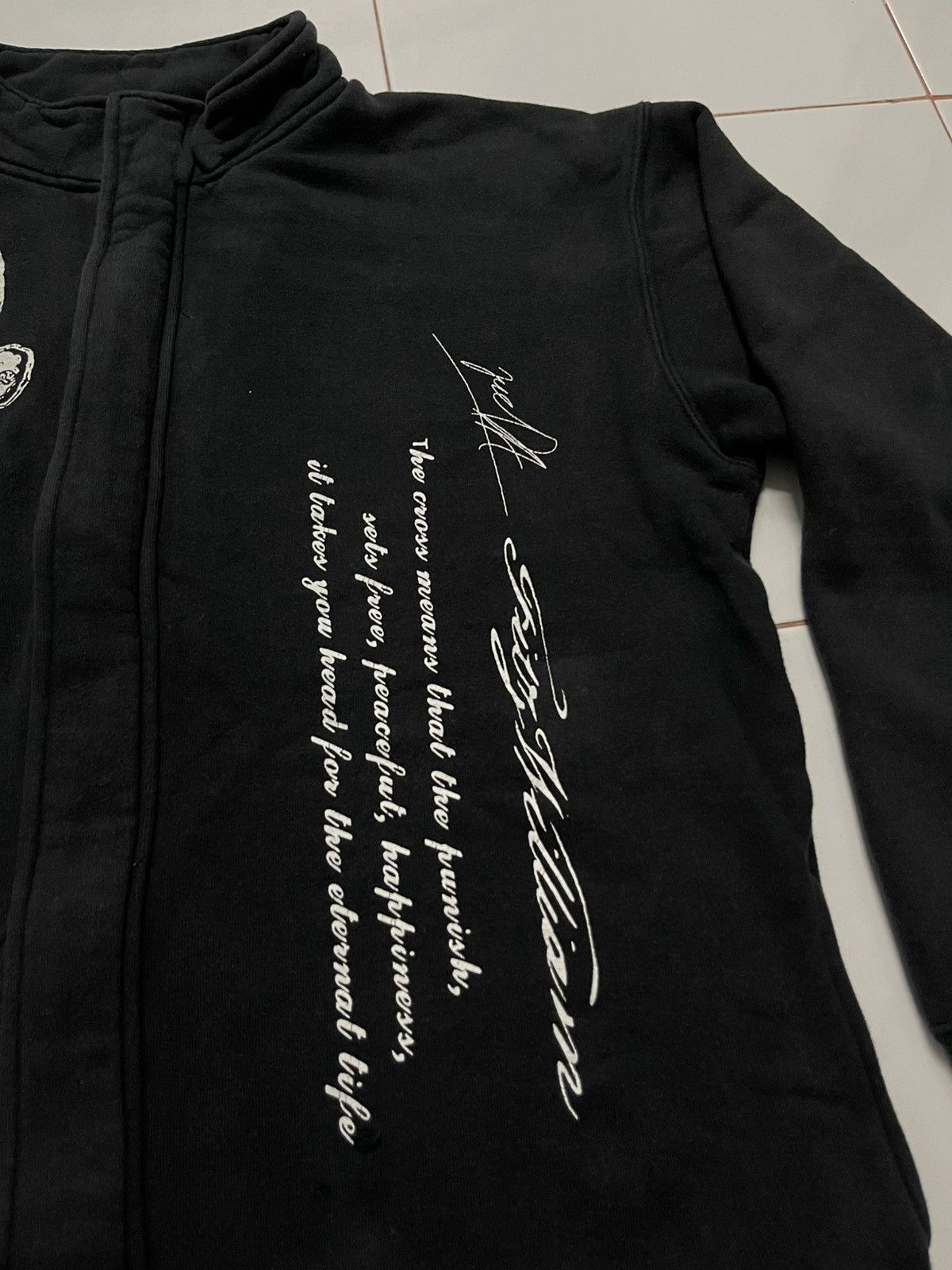 If Six Was Nine × Japanese Brand × Seditionaries 2000s IFSIXWASNINE STYLE ZIPPER COTTON JACKET RARE DESIGN Size US L / EU 52-54 / 3 - 7 Thumbnail
