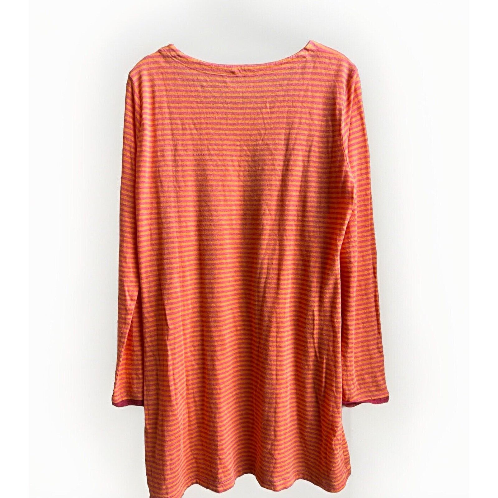 Eileen Fisher NWT Eileen Fisher (S) Linen Tunic Organic Preppy Pink Orange Size S / US 4 / IT 40 - 7 Thumbnail