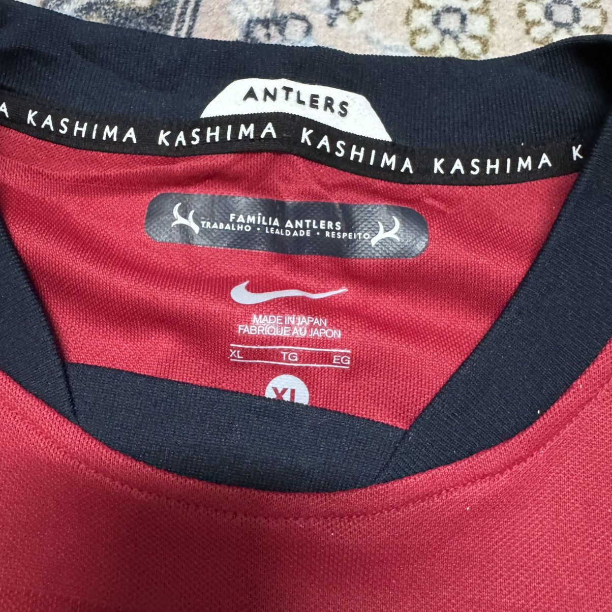 Nike Vintage Kashima Antlers Jersey Motoyama Nike 2010 Size US XL / EU 56 / 4 - 12 Thumbnail