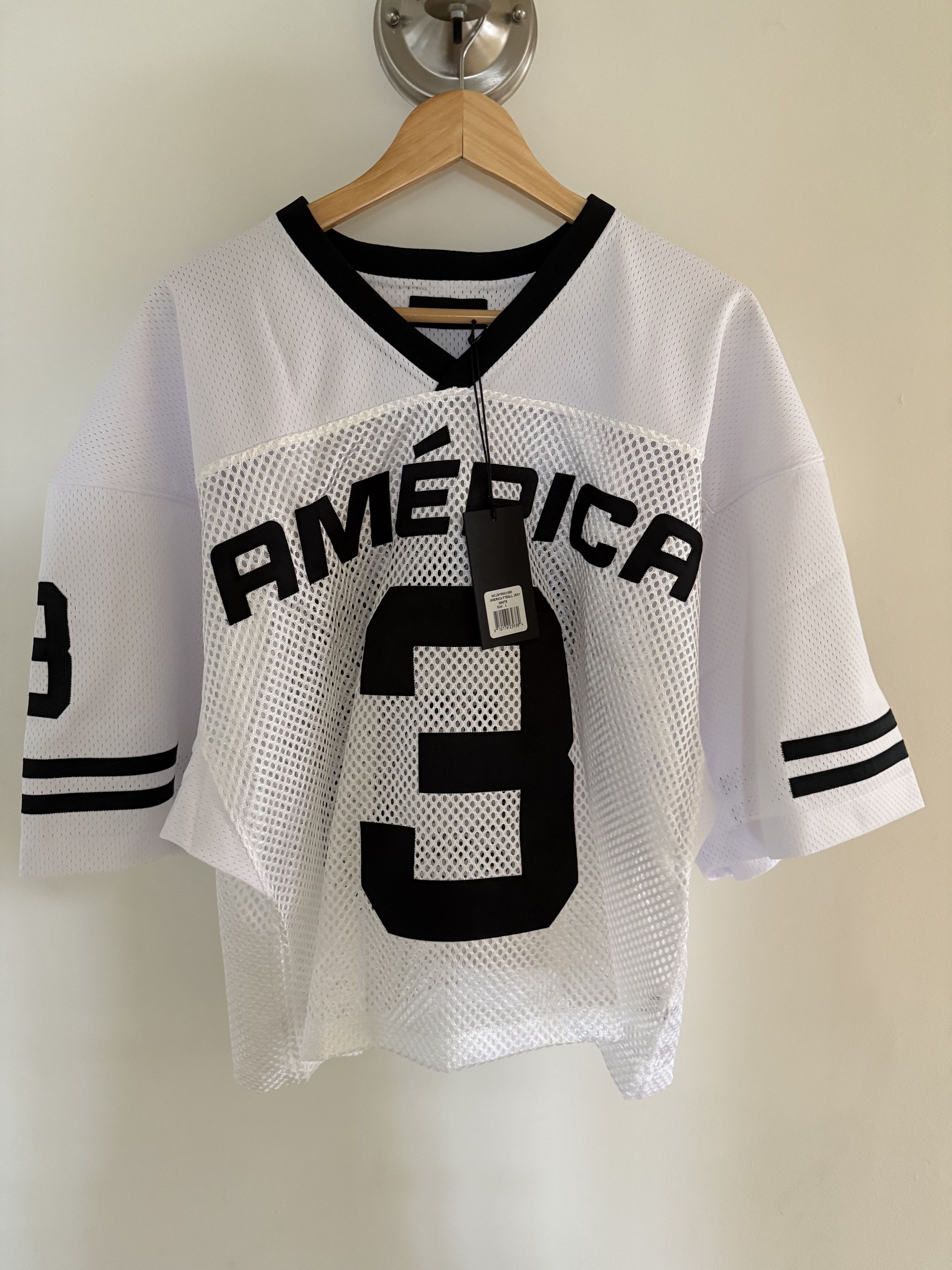 Willy Chavarria White & Black 'América' Football Jersey Size XXL