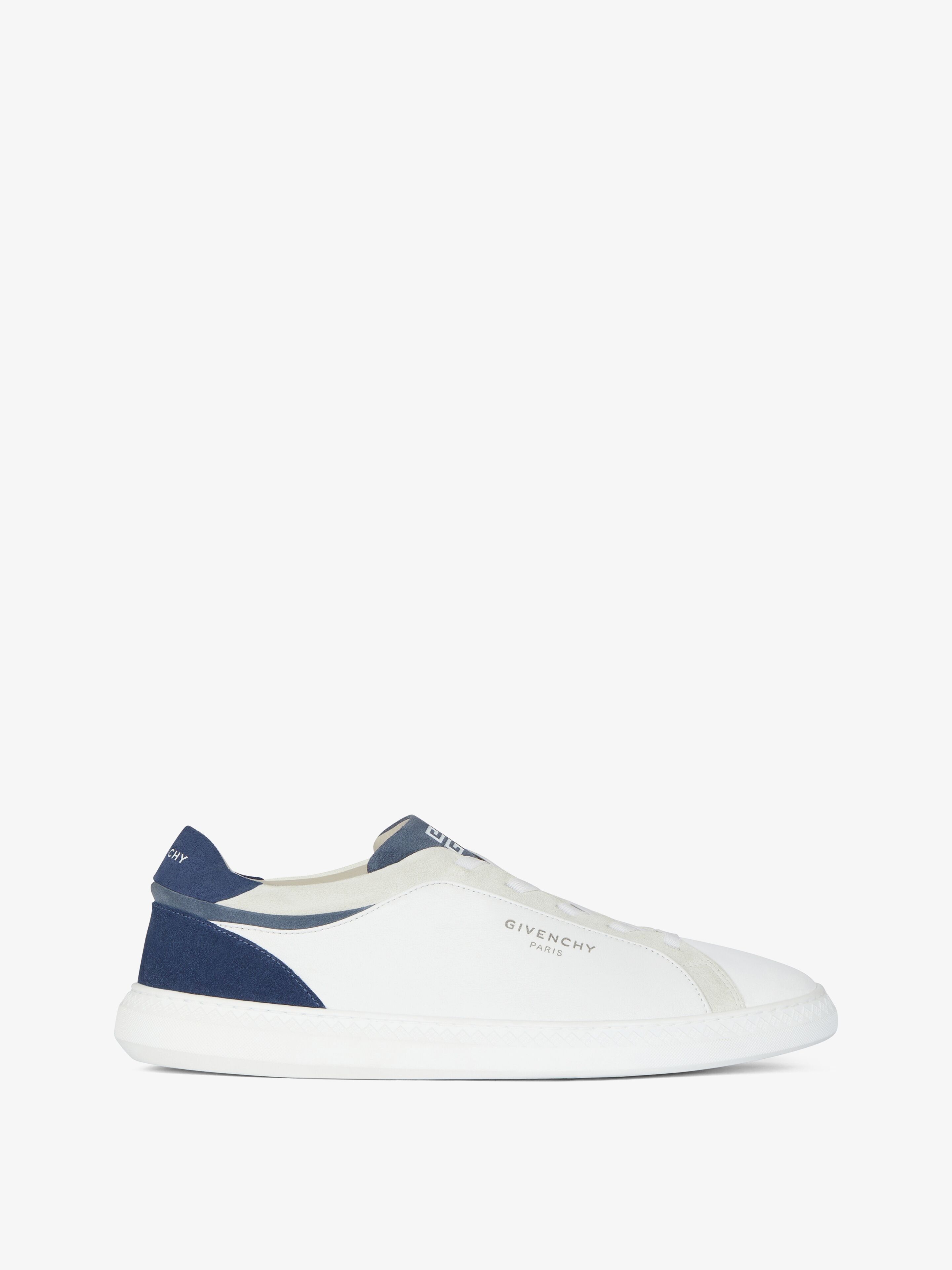 Givenchy o1w1db10326 G-Set Sneakers in Suede in White/Blue Size US 12 / EU 45 - 1 Thumbnail