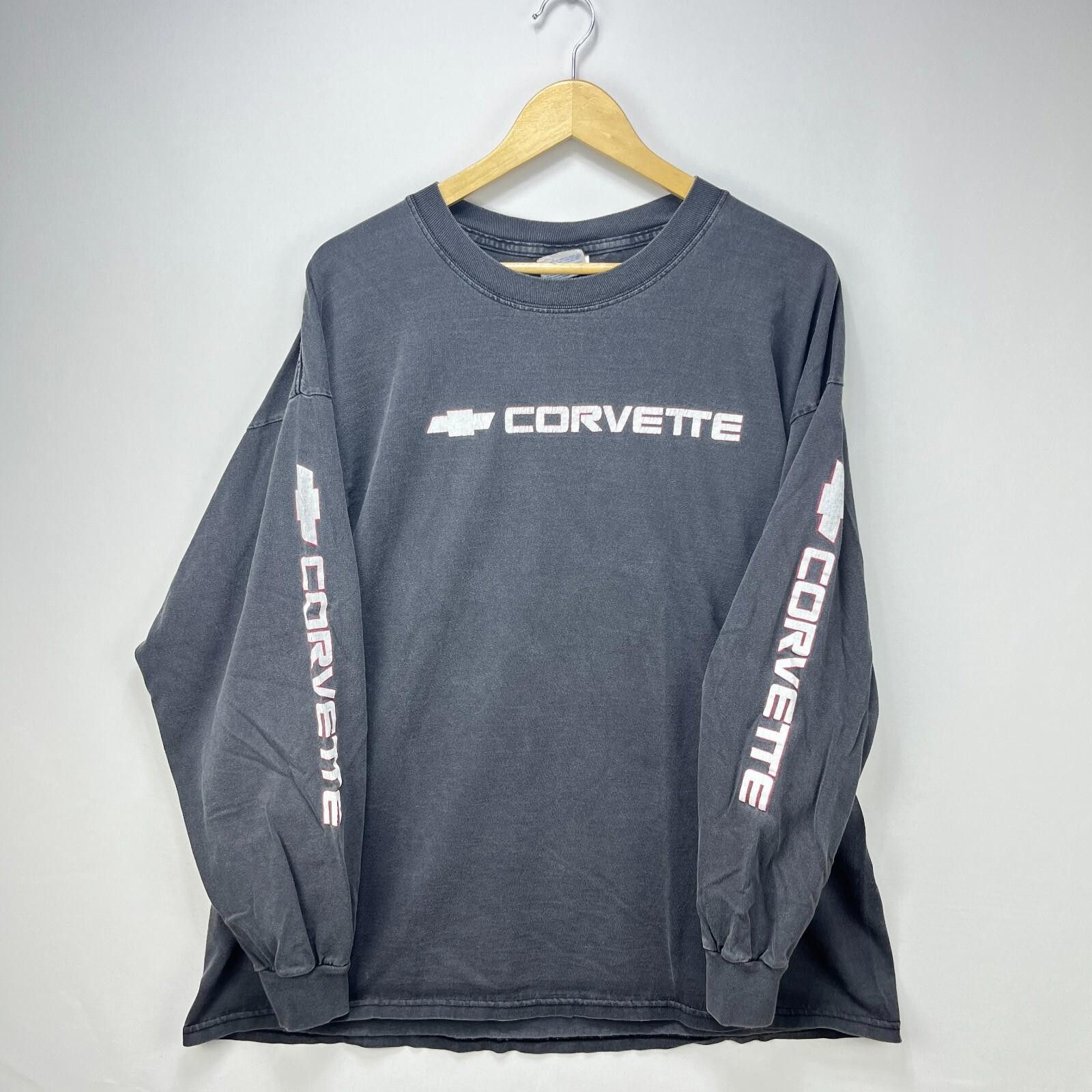 Colette Vintage Corvette Faded Black Car Racing Shirt XXL Size US XXL / EU 58 / 5 - 1 Thumbnail