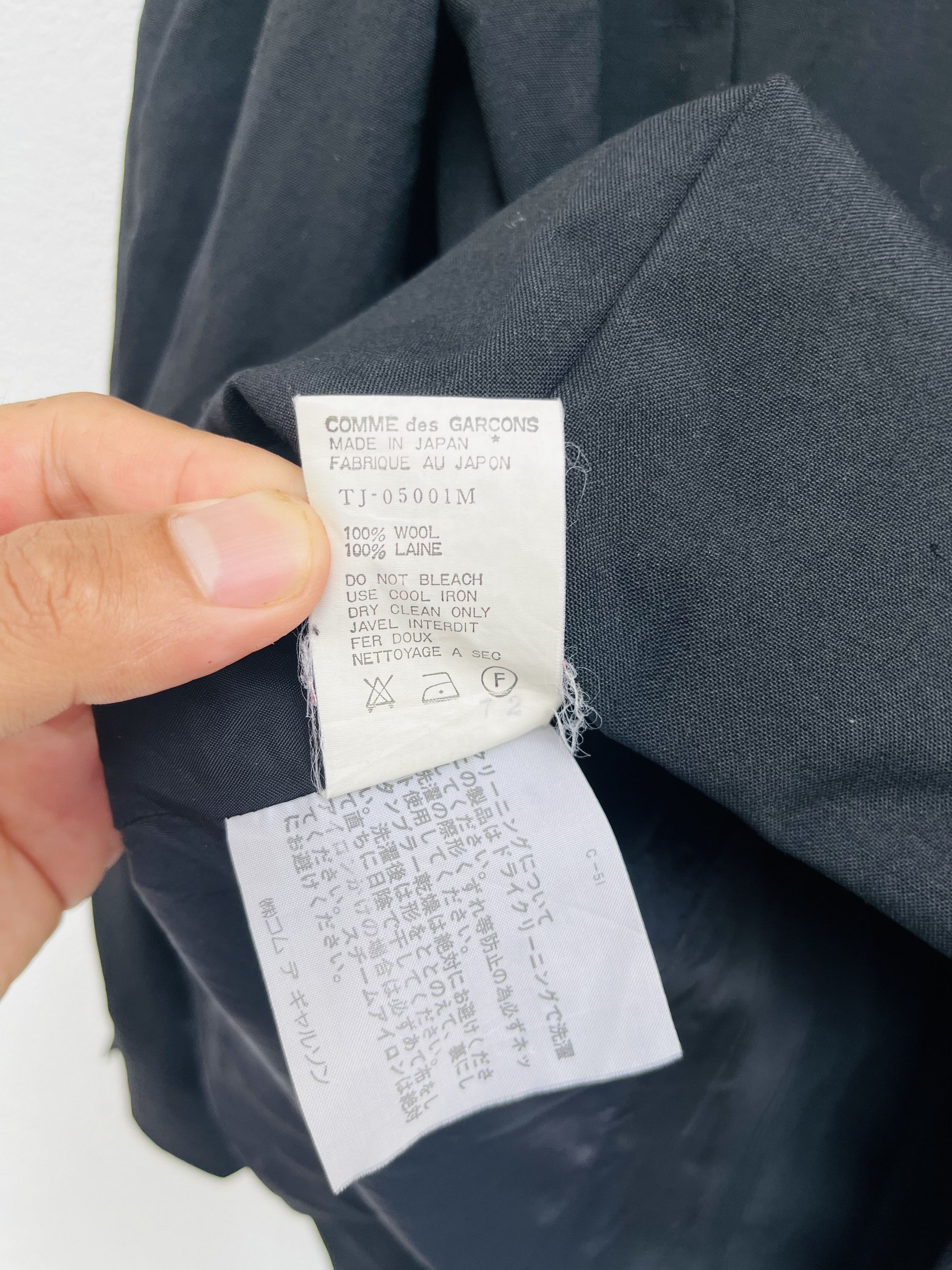 Comme des Garcons × Japanese Brand × Vintage Vintage Comme Des Garcons Tricoat Designer Style Size M / US 6-8 / IT 42-44 - 10 Thumbnail
