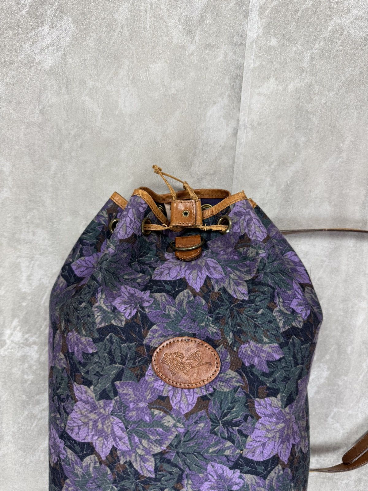Laura Ashley Laura Ashley Vintage baguette duffle drawstring bag floral Size ONE SIZE - 11 Thumbnail