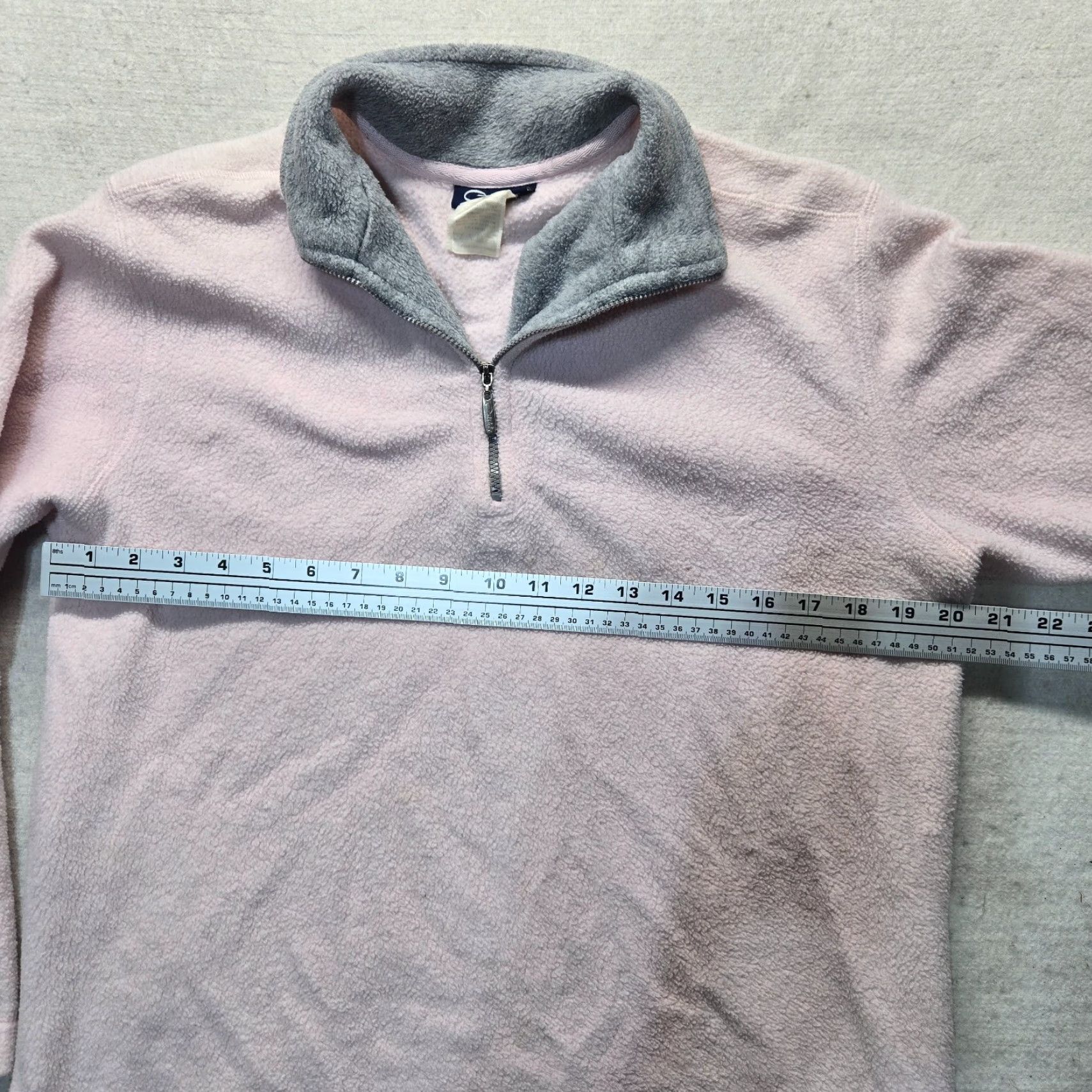Catalina Catalina Pink Sport Fleece Long Sleeve Pullover Top Sweatshirt Women Small Pullover V-Neck 1/4 Zip Pockets Size S / US 4 / IT 40 - 4 Thumbnail