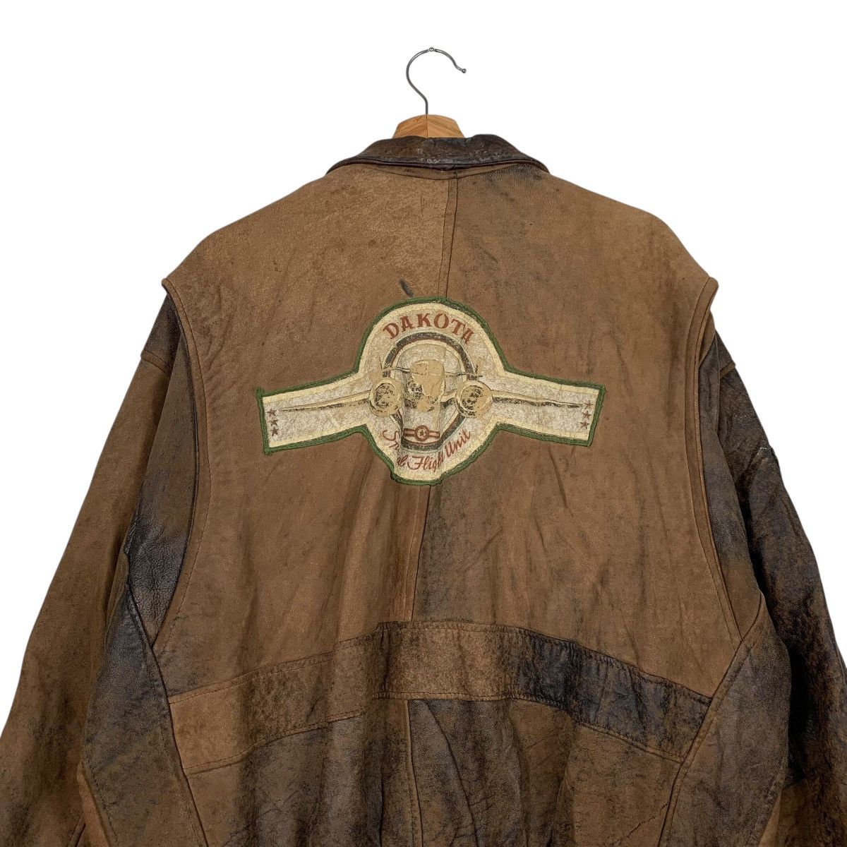 Other Dakota Flight Unit Bomber Leather Jacket Size US XL / EU 56 / 4 - 8 Thumbnail