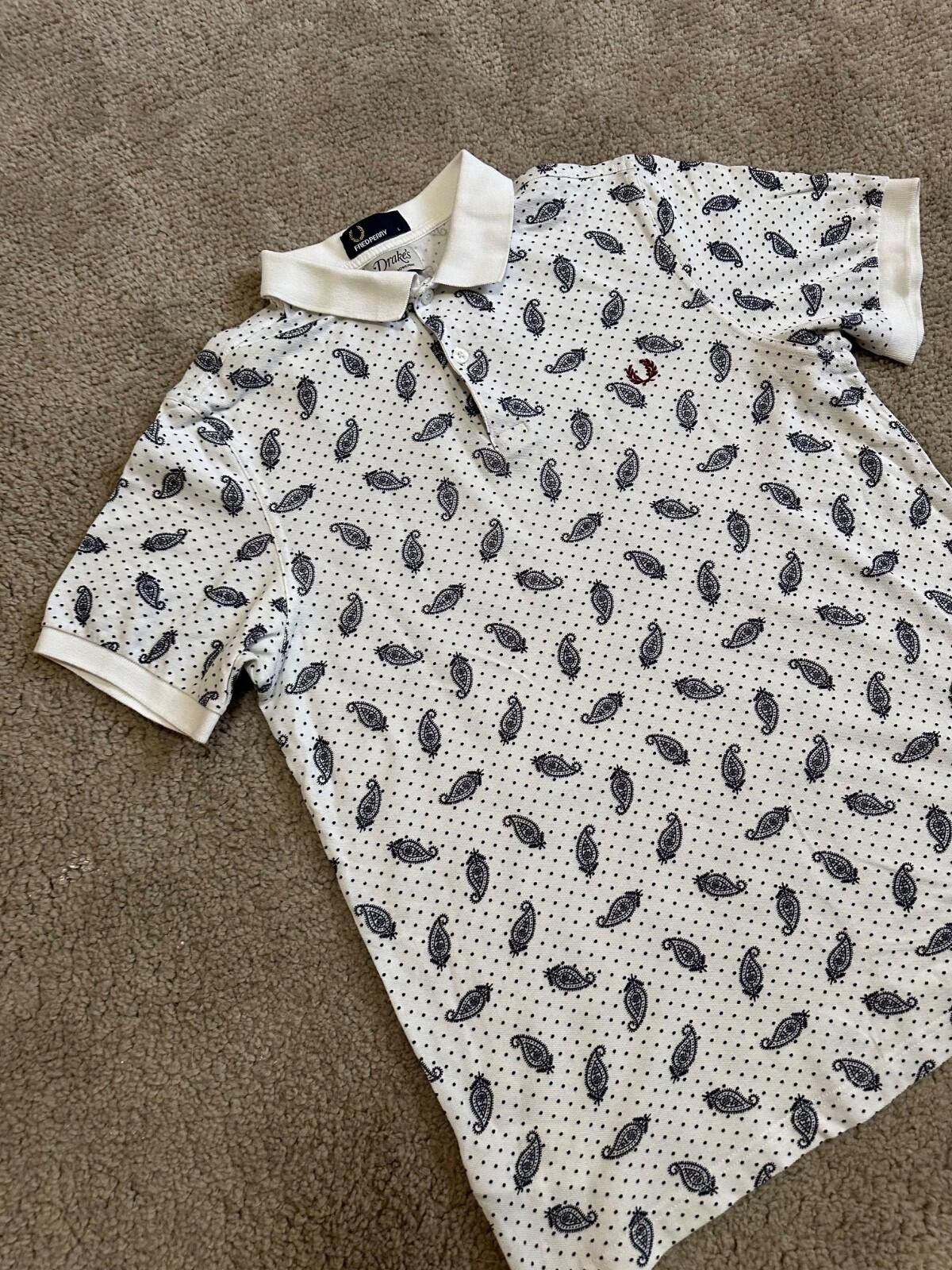 Fred Perry Fred Perry x Drake's Archive Print Paisley SS Polo Shirt L Size US L / EU 52-54 / 3 - 3 Thumbnail