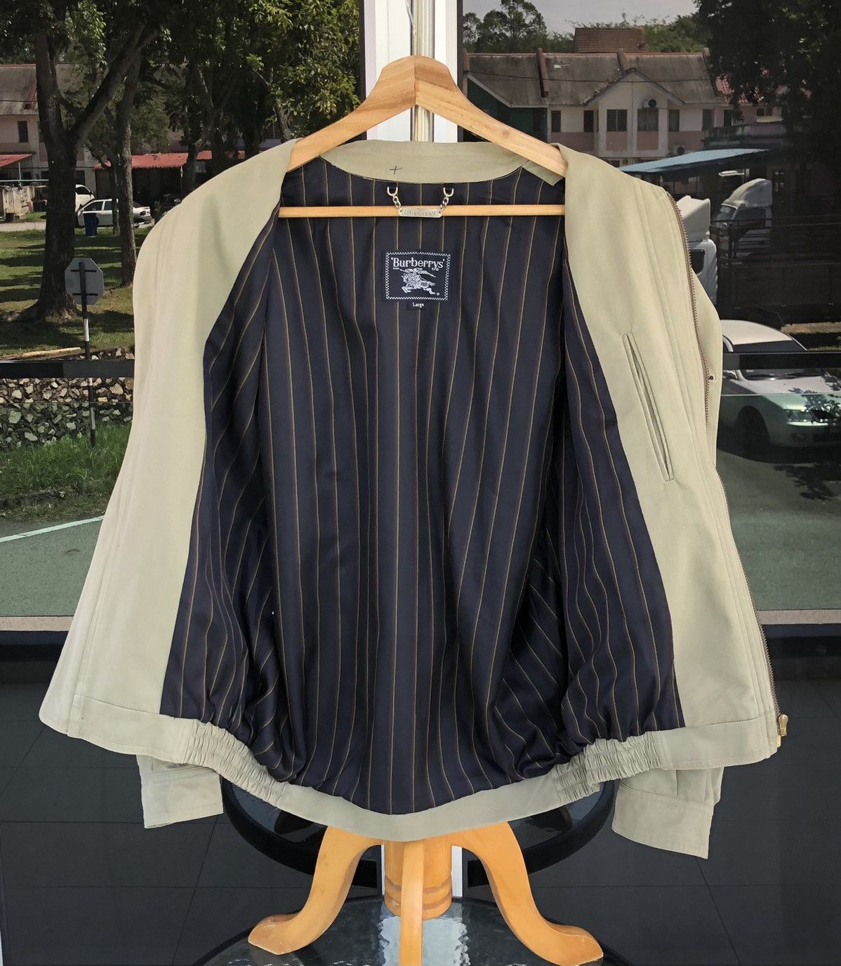 Burberry Vintage Burberrys Prorsum Wool Knitted Bomber Jacket Size US M / EU 48-50 / 2 - 9 Thumbnail