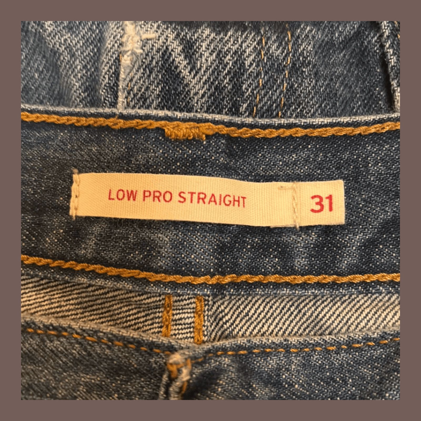 Levi's Levi’s Low Pro Straight Jeans | Women’s 31 | Slouchy Minimal Size 34" / US 12 / IT 48 - 5 Thumbnail
