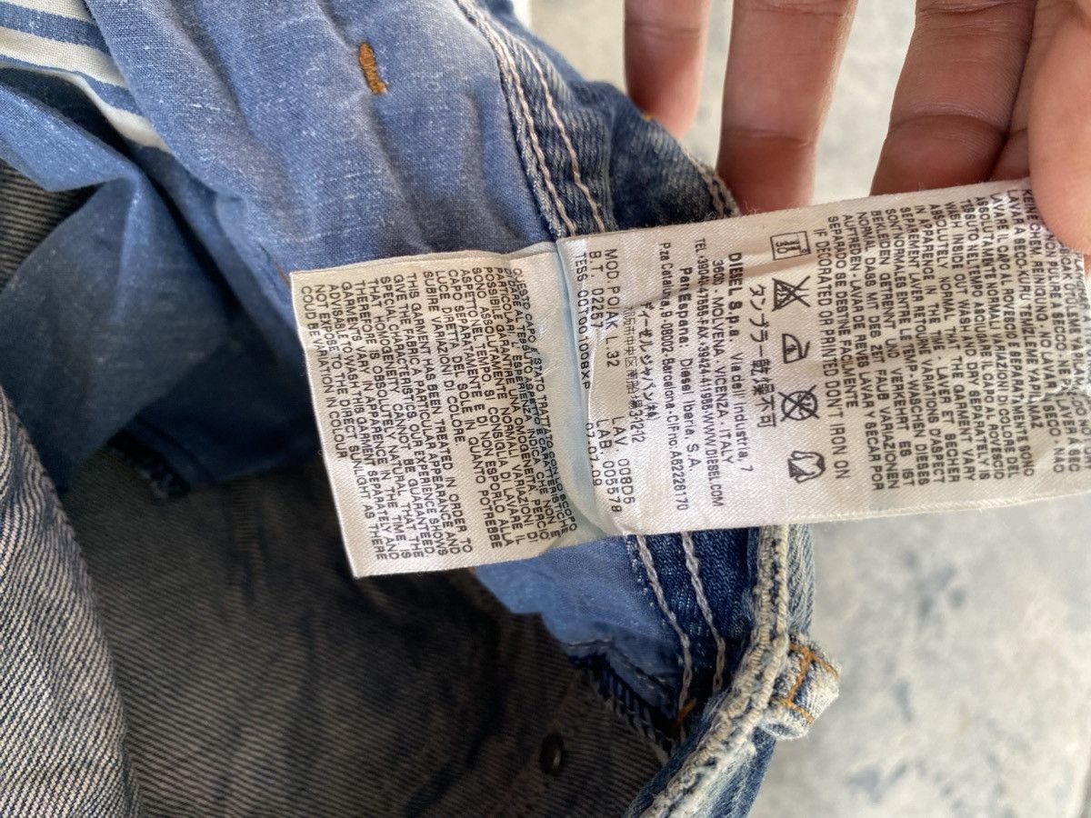 Diesel Diesel Poiak Acid Wash Made in Italy Denim Pants Size US 32 / EU 48 - 18 Thumbnail