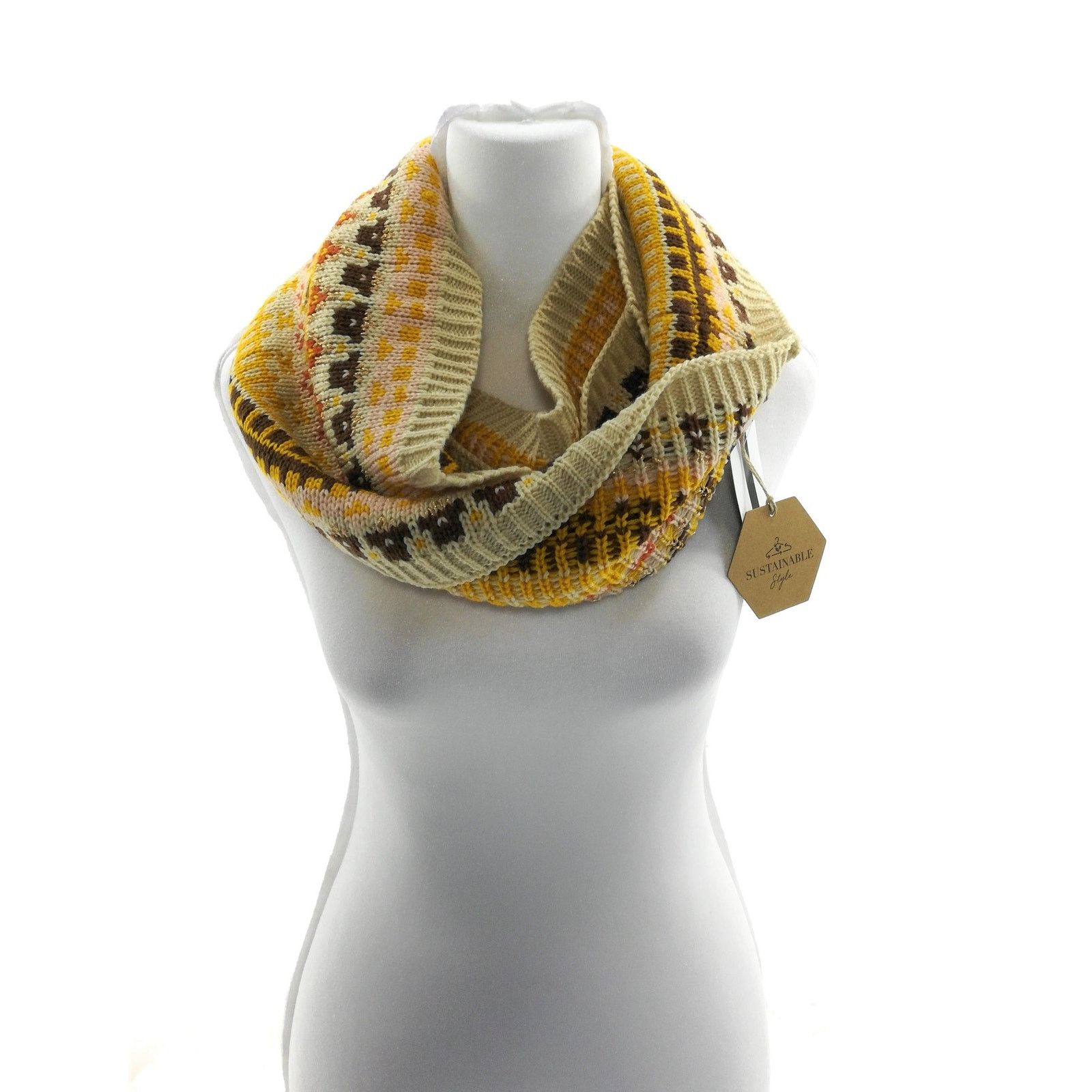 Nine West Nine West Multicolor Neck Warmer Infinity Scarf - One Size Size ONE SIZE - 5 Thumbnail