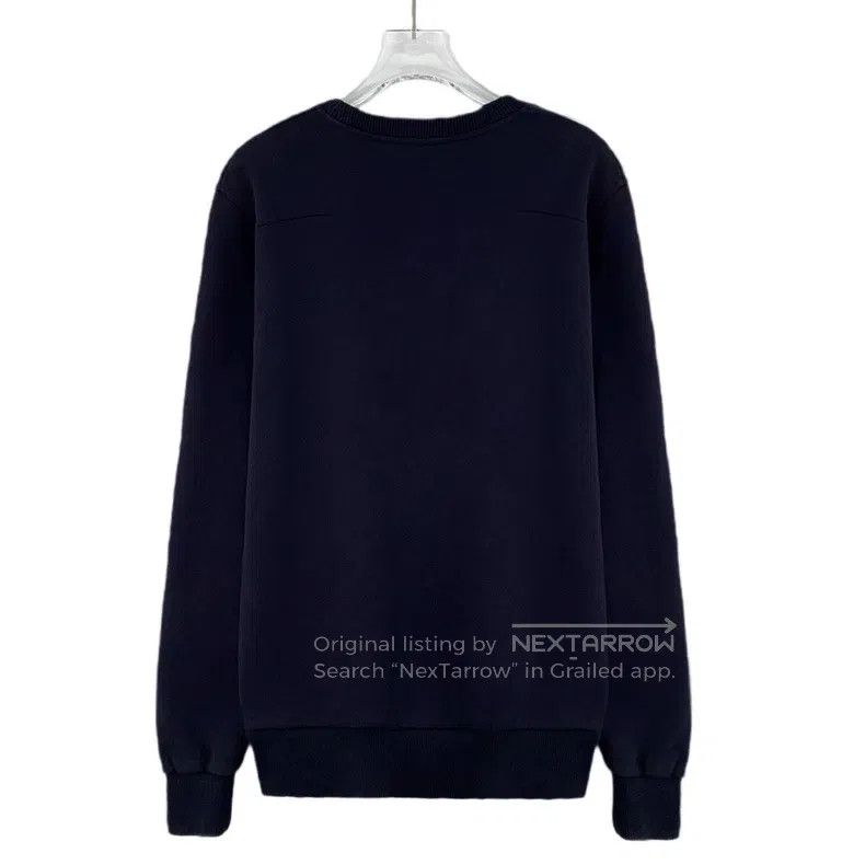 Dior Dior Dark blue logo plush cotton round-neck long-sleeved s Size US XXS / EU 40 - 2 Thumbnail