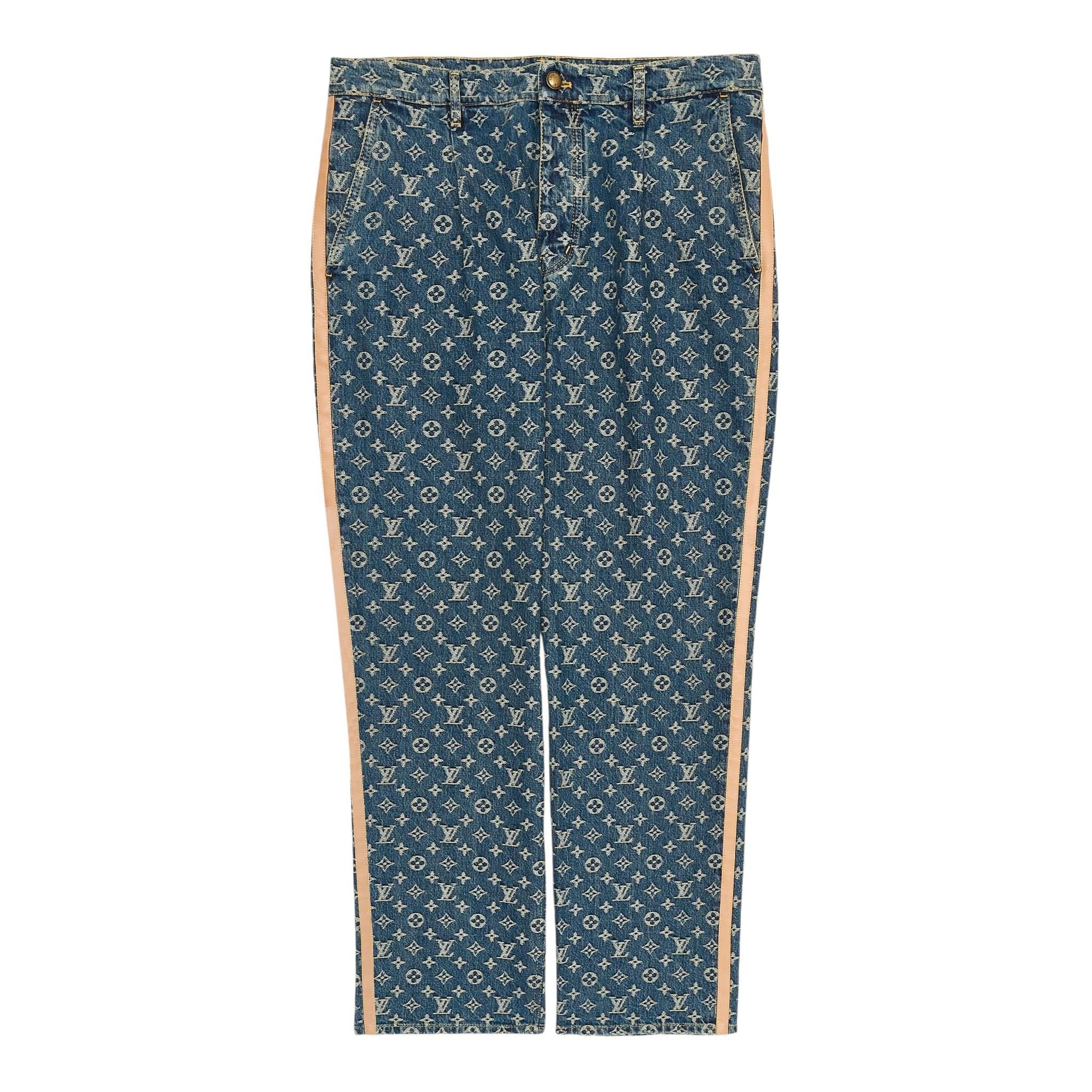 Louis Vuitton Louis Vuitton Monogram Tailored Denim Pants