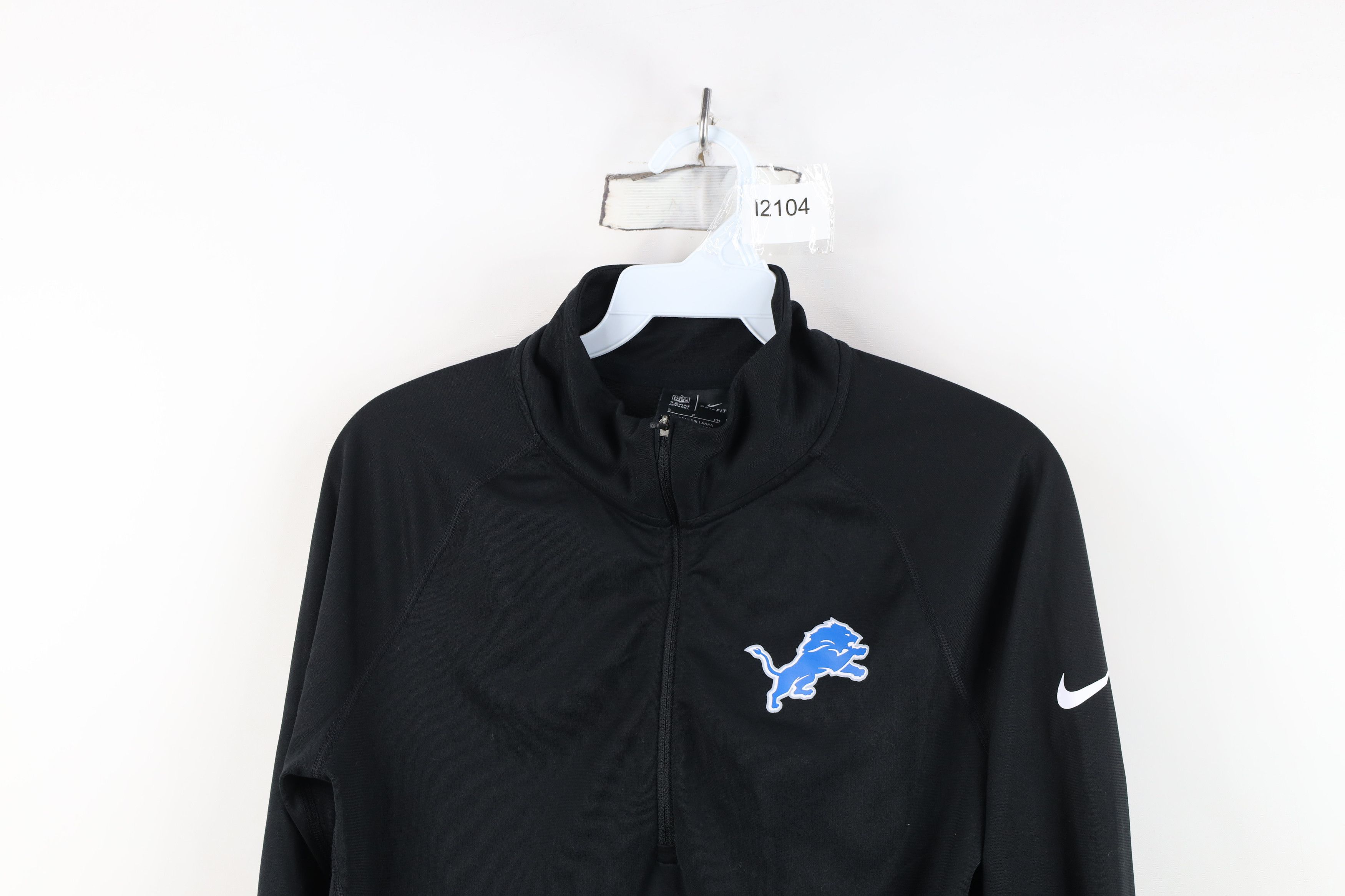 Nike Nike Lightweight Detorit Lions Football Pullover Jacket Size S / US 4 / IT 40 - 2 Thumbnail