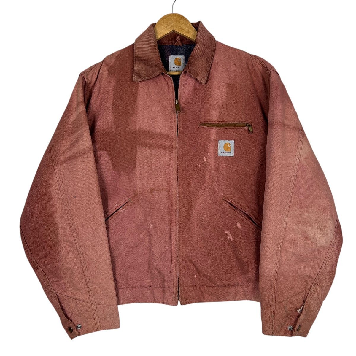 Carhartt 🔥 RARE VINTAGE CARHARTT DETROIT BLANKET DYED SUN FADED Size US L / EU 52-54 / 3 - 9 Thumbnail