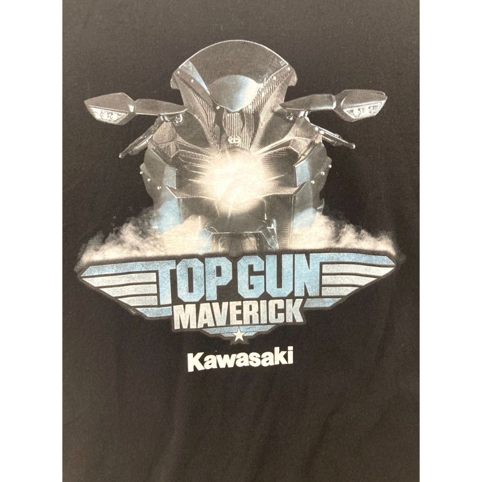 Vintage Kawasaki Top Gun Maverick T-Shirt Mens Large Size US L / EU 52-54 / 3 - 2 Thumbnail