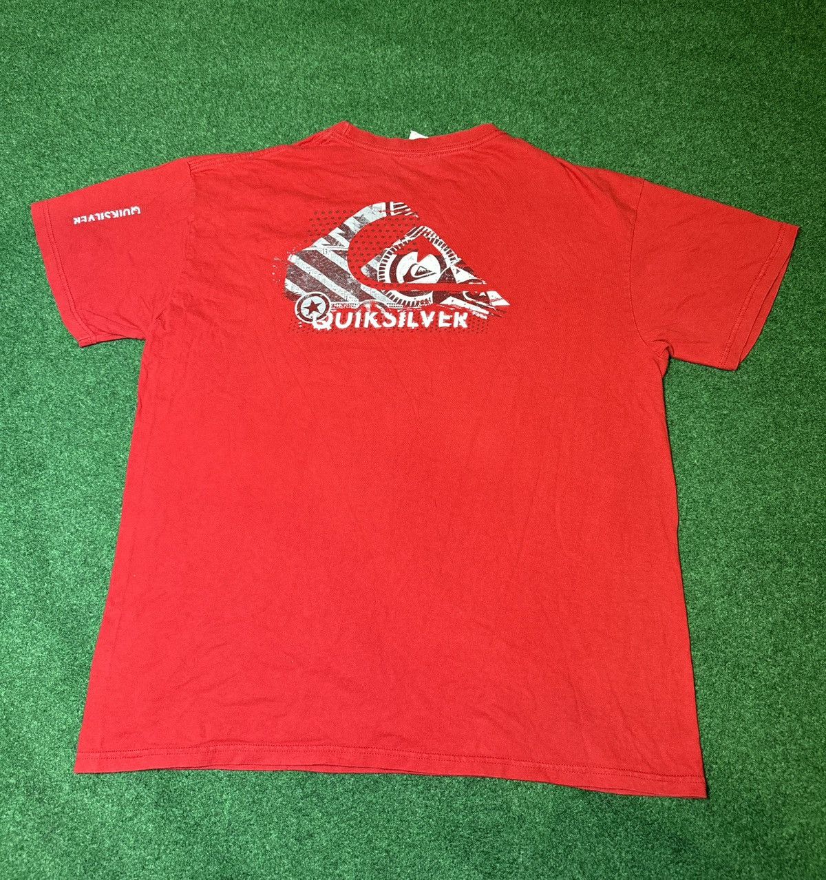 Quiksilver × Vintage Vintage Y2K Quiksilver Surfer Skater Double Sided T Shirt Size US L / EU 52-54 / 3 - 3 Thumbnail