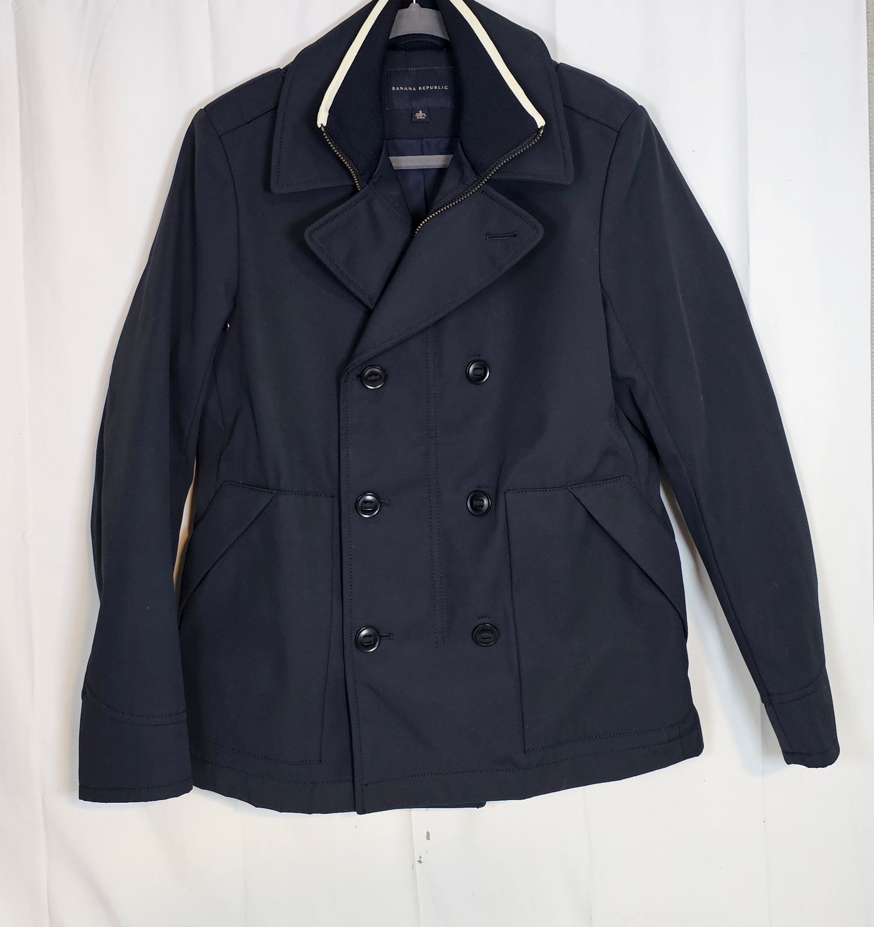 Banana Republic Banana Republic Nylon Pea Coat EUC. Woman's Small Size S / US 4 / IT 40 - 15 Thumbnail