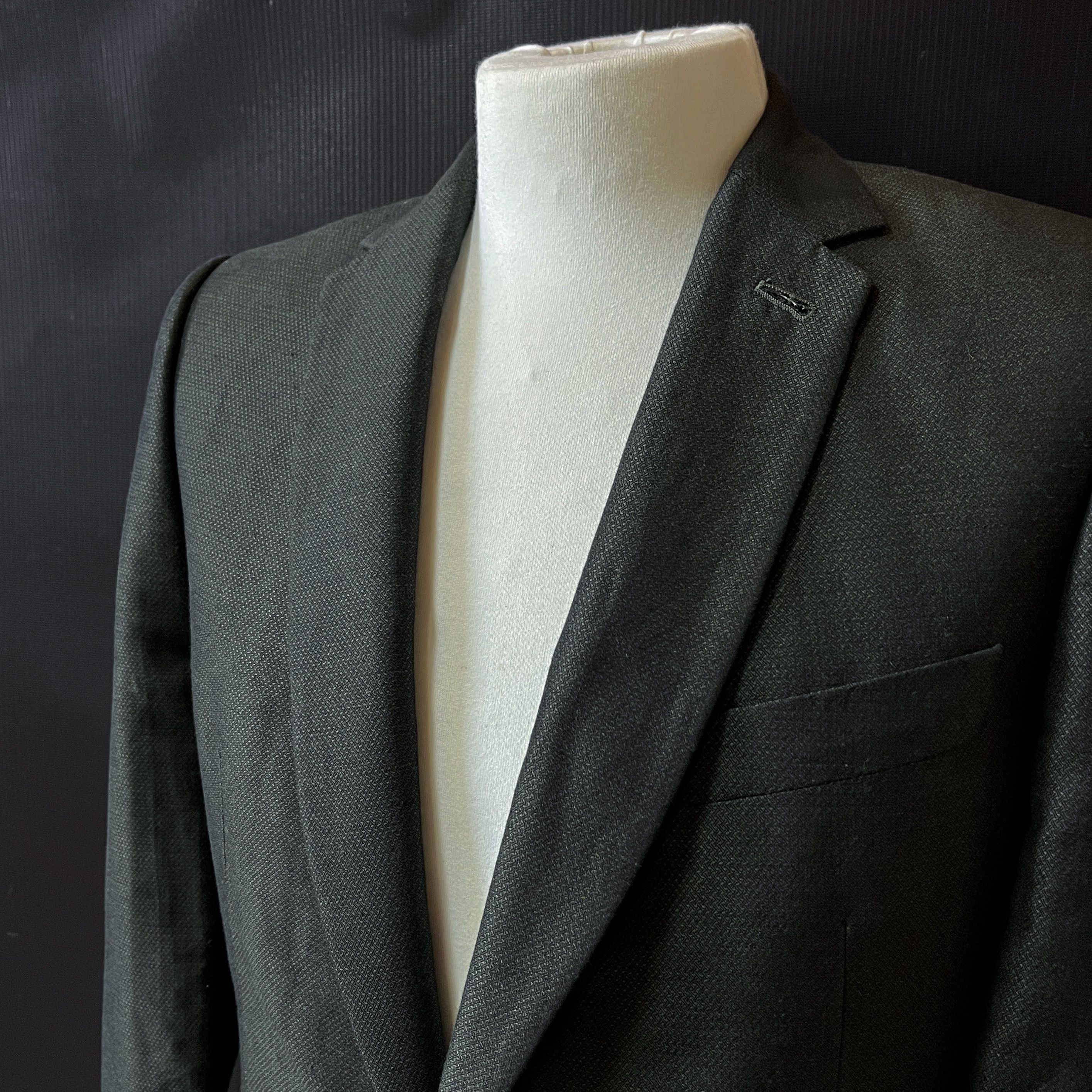 Dries Van Noten Dries Van Noten Linen Cotton Suit Dark Green Tailored Set 46 Size 46R - 2 Thumbnail