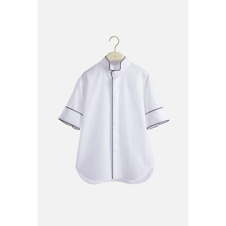 Dior DIOR White Short Sleeved Blouse New & Authentic (Men's size: Size S / US 4 / IT 40 - 1 Preview
