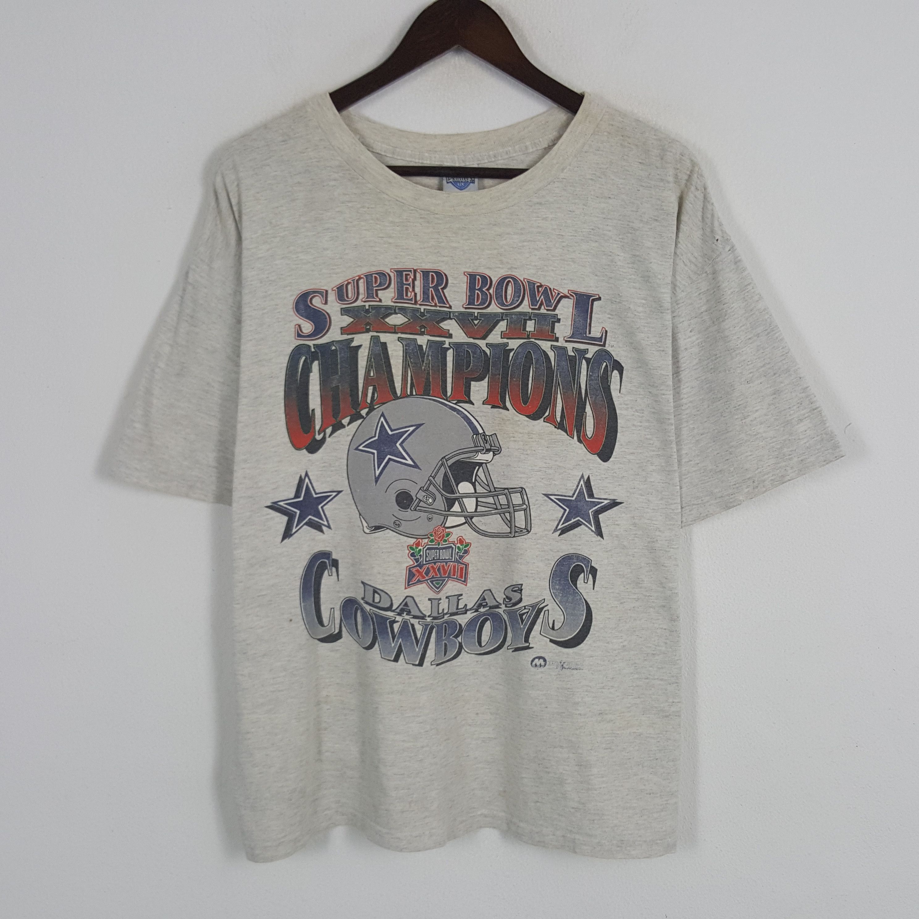 Vintage Vintage Super Bowl XXVII Champions Tshirt Size US XXL / EU 58 / 5 - 1 Thumbnail