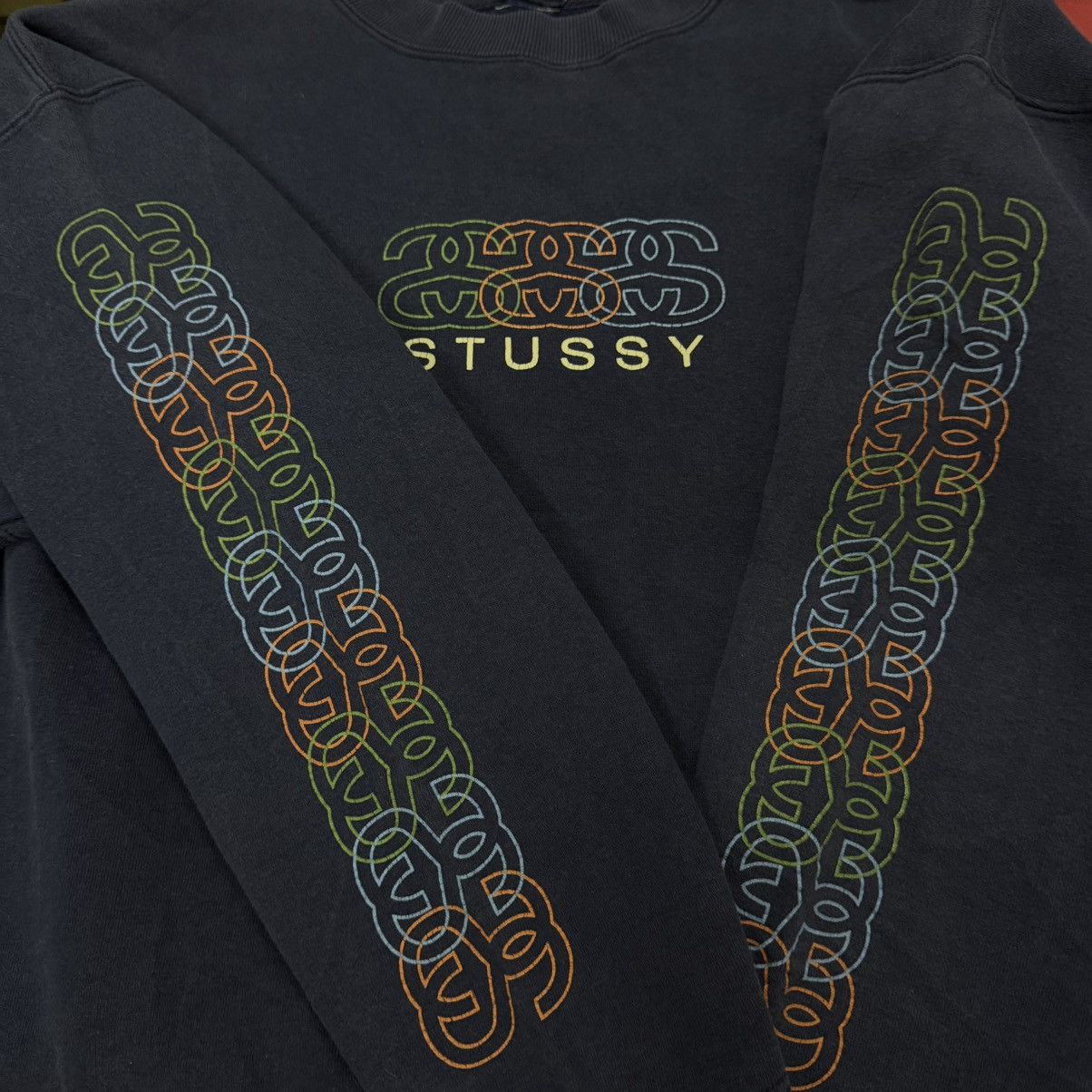 Stussy Vintage Stussy Chain Sweatshirt Big Logo Size US M / EU 48-50 / 2 - 5 Thumbnail