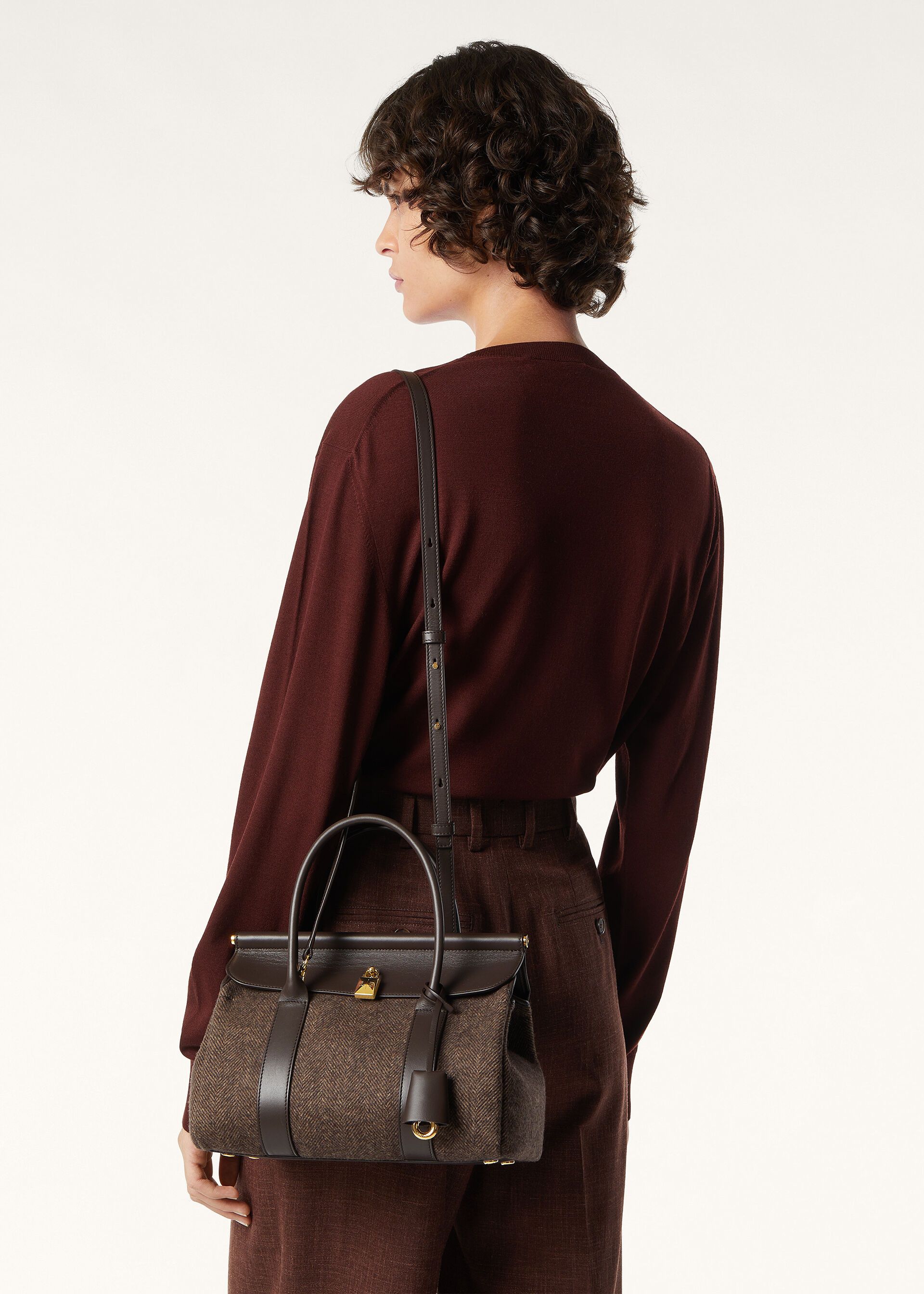 Loro Piana os11x0426 FAR0712 Size: OS / L2 Loom Tote Bag in Brown Size ONE SIZE - 9 Thumbnail
