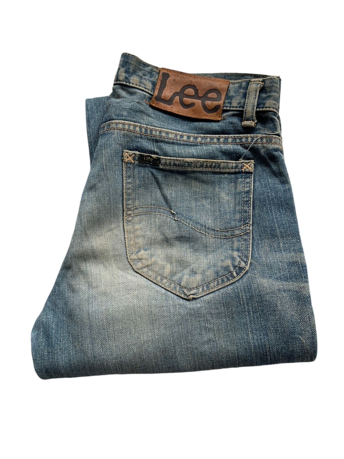 Jean × Lee Vintage Lee Riders Selvedge Distressed Denim Size US 30 / EU 46 - 5 Thumbnail