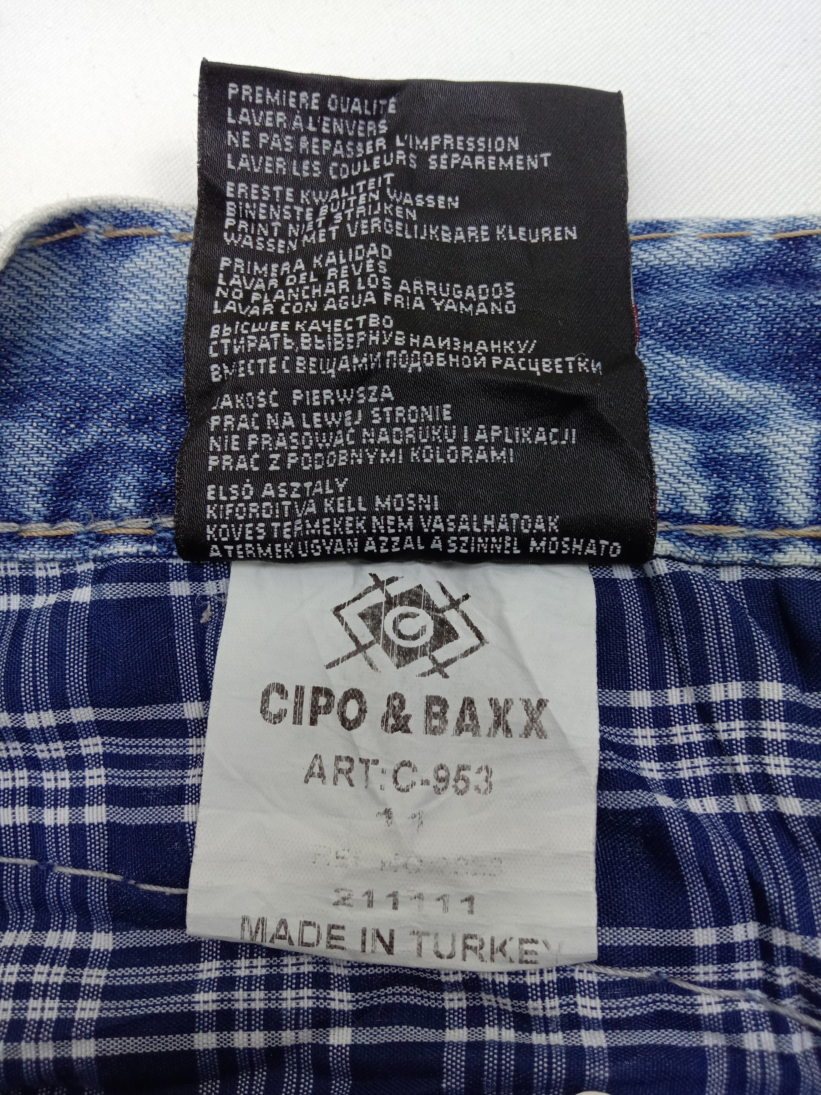 Seditionaries Vintage Japanese Cipo Baxx Avant Garge Jeans Size US 30 / EU 46 - 13 Thumbnail