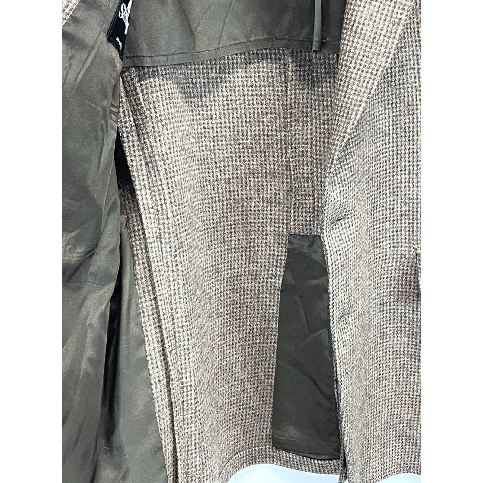 Stafford VINTAGE Stafford Sport Coat Mens 46L Brown Single-Vented Unstructured VGUC Harris Teeed Style Coat Size US S / EU 44-46 / 1 - 5 Thumbnail