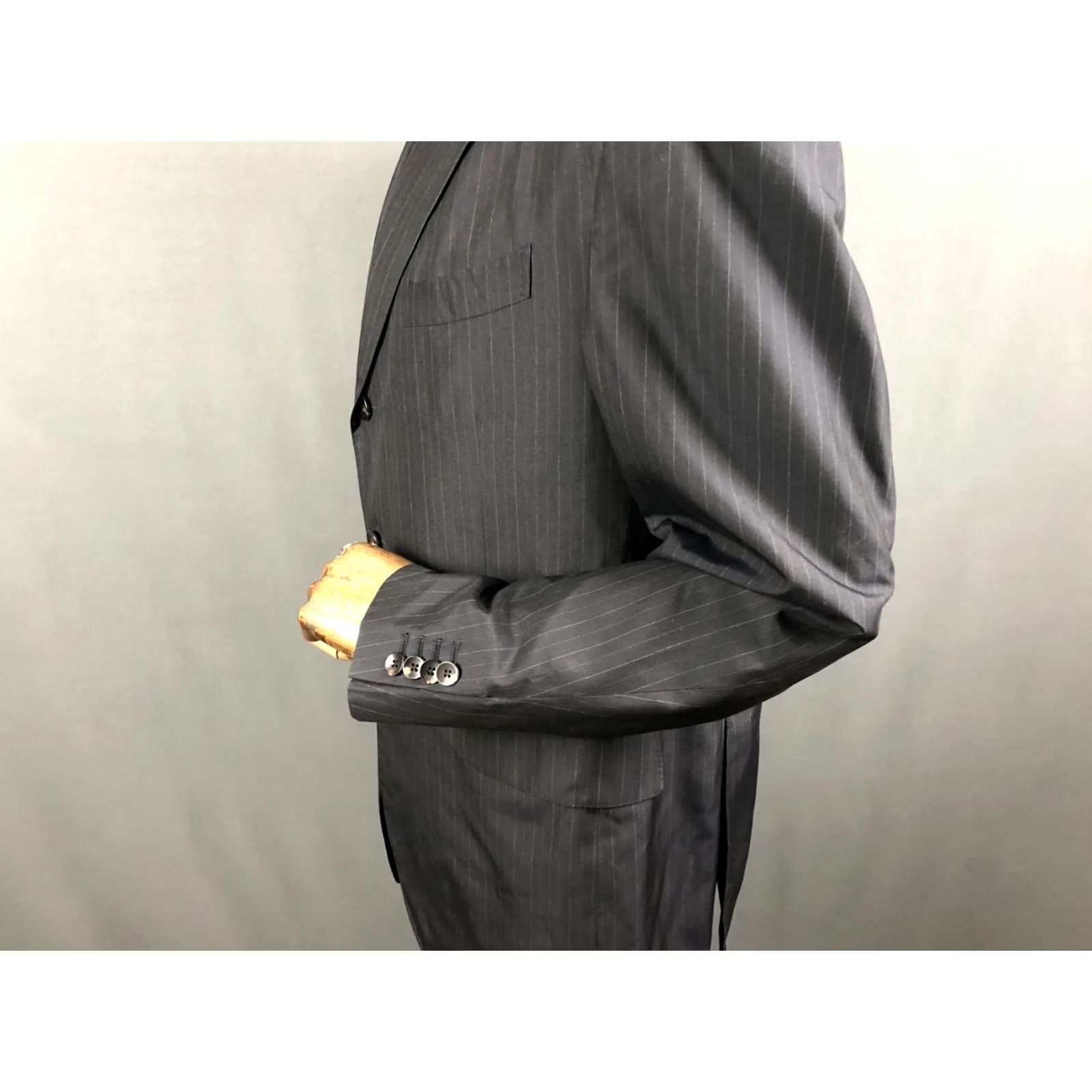 Boglioli Boglioli Blazer Silk Men 54 Black Striped Shirt? Size 54R - 7 Thumbnail