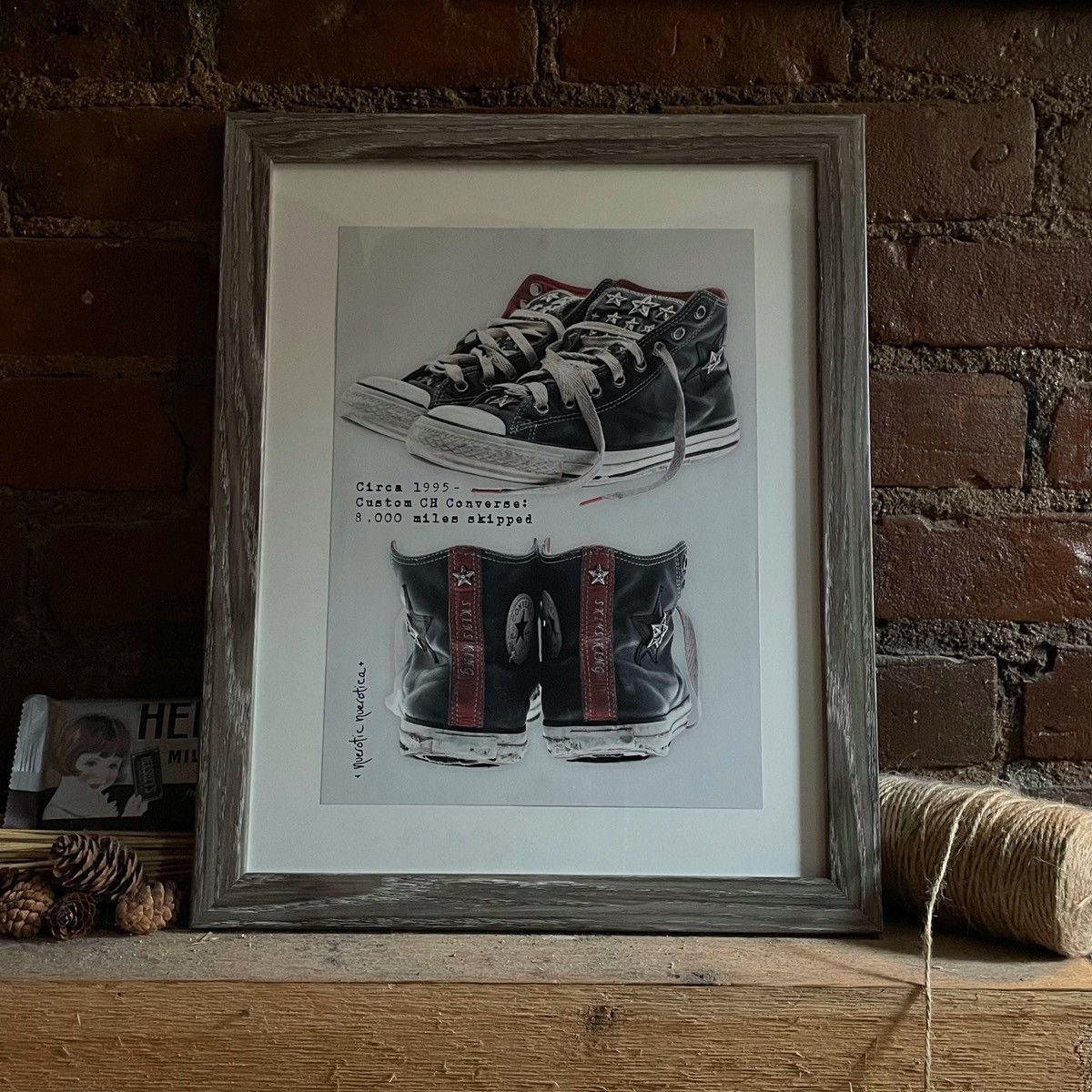 Chrome Hearts Chrome Hearts Circa 1995 Converse Poster Size ONE SIZE - 1 Thumbnail
