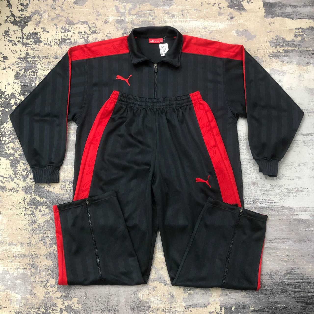 Japanese Brand × Puma Y482 90s japan PUMA ONE SET JACKET & TRACKSUIT PANTS Size US M / EU 48-50 / 2 - 2 Thumbnail
