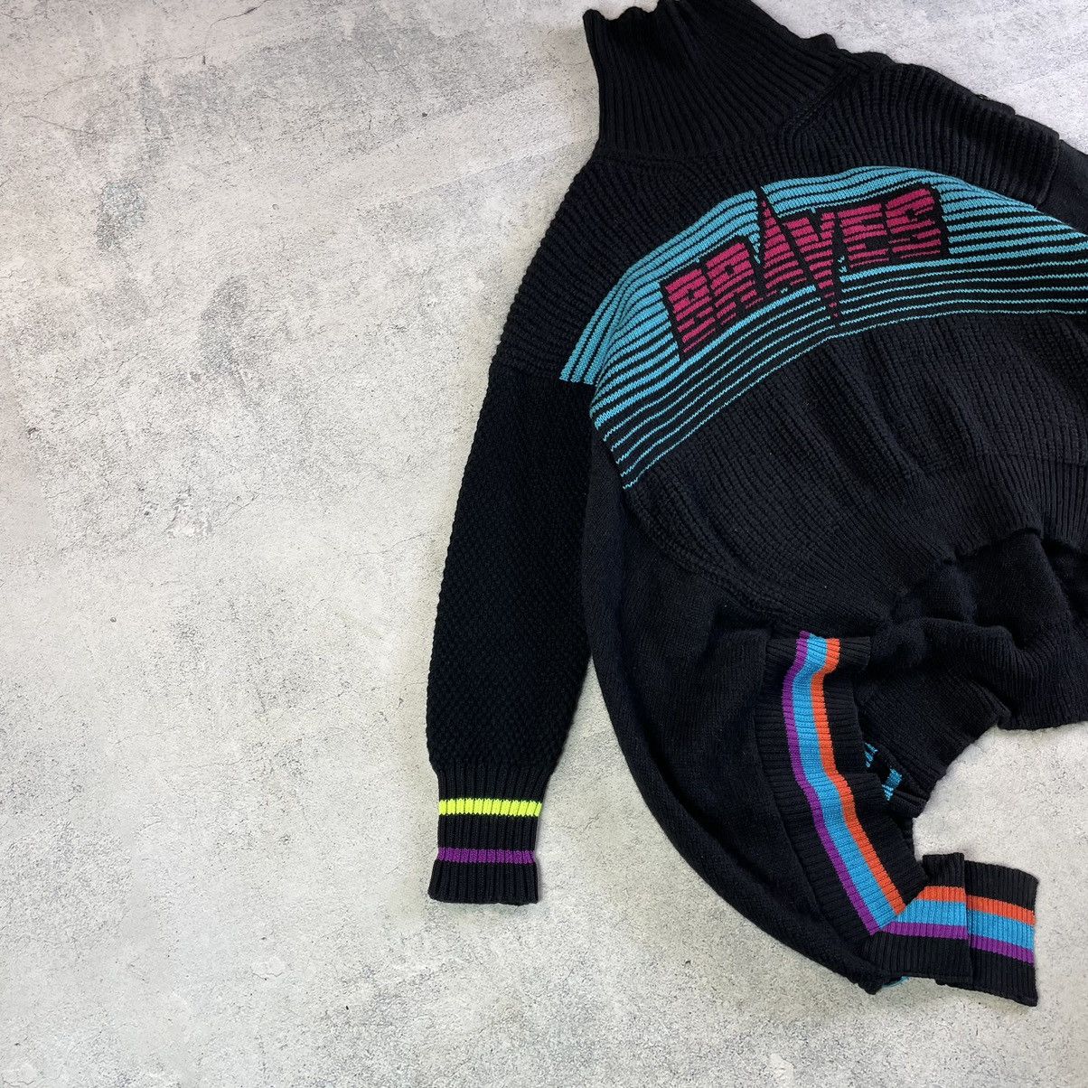 Diesel × Japanese Brand Diesel M-Flox Oversized Button Y2K Cyberpunk Sweater Size S / US 4 / IT 40 - 2 Thumbnail