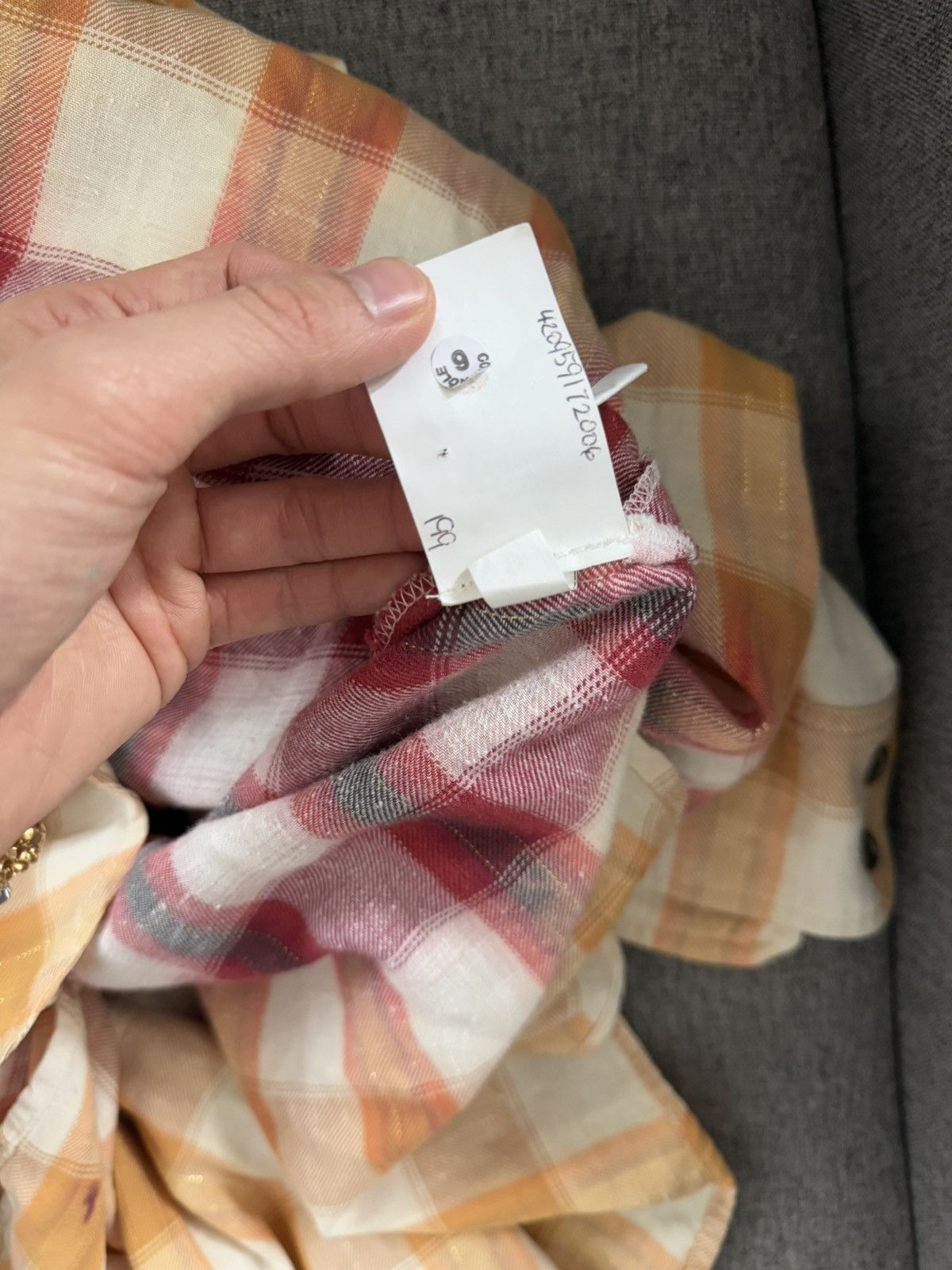 Faith Connexion Faith connexion oversized bleached plaid shirt Size US M / EU 48-50 / 2 - 7 Thumbnail