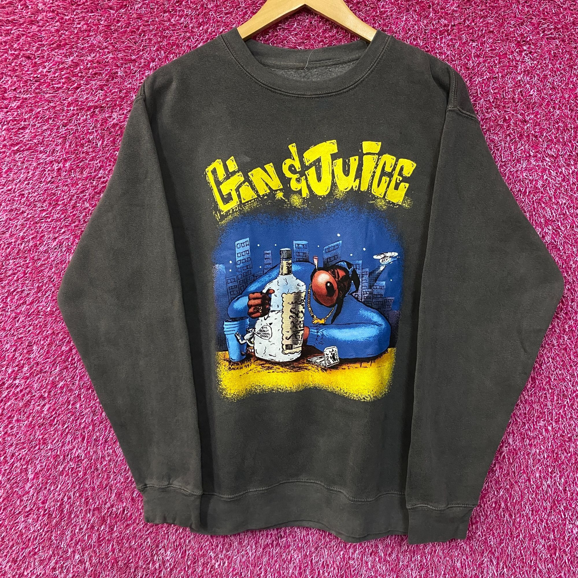 Death Row Records Death Row Records Snoop Doggy Dogg Gin & Juice Crewneck Swea Size US M / EU 48-50 / 2 - 1 Thumbnail