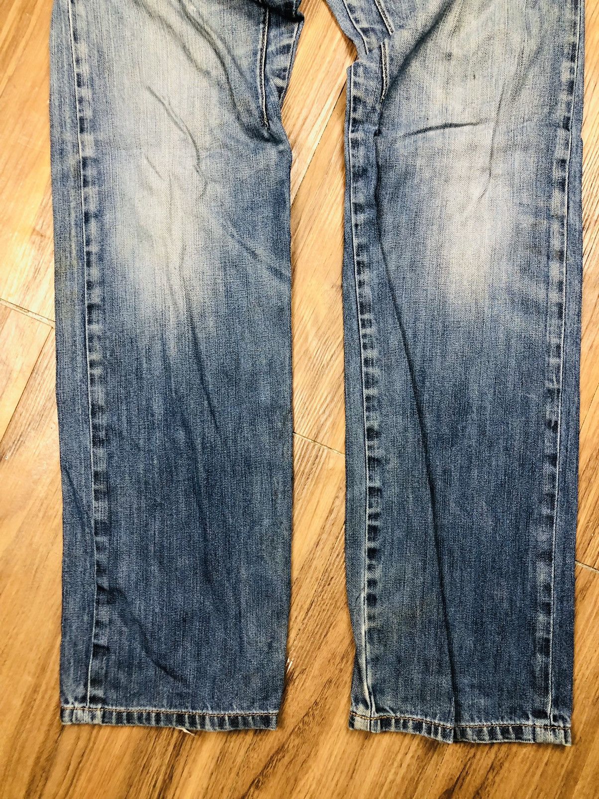 Replay REPLAY Regular Fit Distressed Jeans (38) Size US 31 - 4 Thumbnail