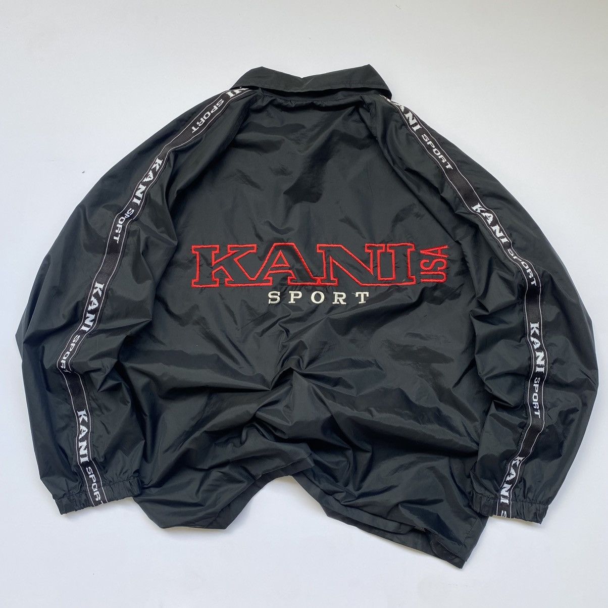 Karl Kani × Sean John 1990s-Karl Kani Sports USA Windbreaker Jacket Size US L / EU 52-54 / 3 - 1 Thumbnail