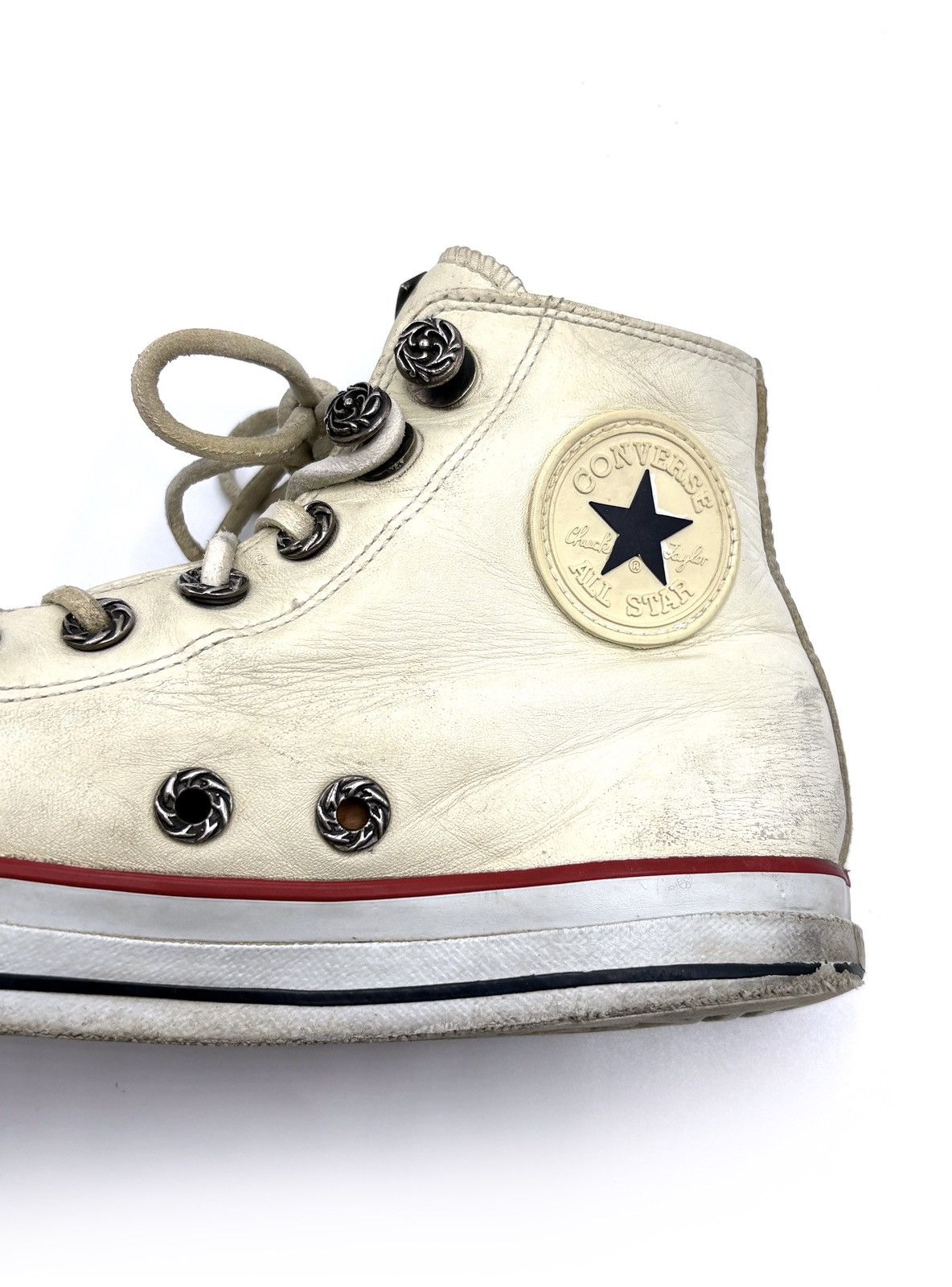 A&G Rock A&G .925 Silver Converse All Star Cross Patch Sneakers Size US 8 / EU 41 - 16 Thumbnail