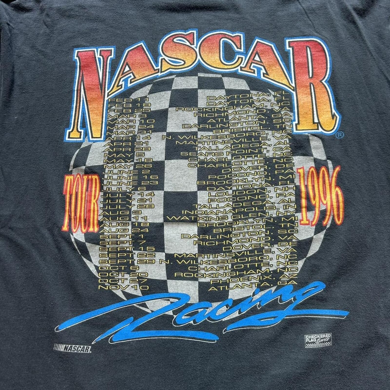 NASCAR Vintage 1996 Nascar Racing t shirt aop style size XL Size US XL / EU 56 / 4 - 5 Thumbnail