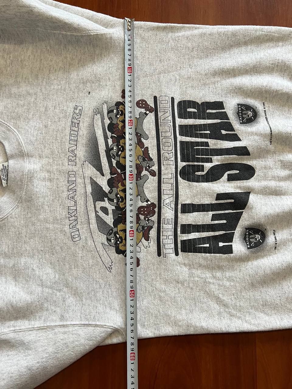 Nutmeg 1994/95 NFL LOS ANGELES RAIDERS LOONEY TUNES TAZ SWEATSHIRT Size US L / EU 52-54 / 3 - 14 Thumbnail