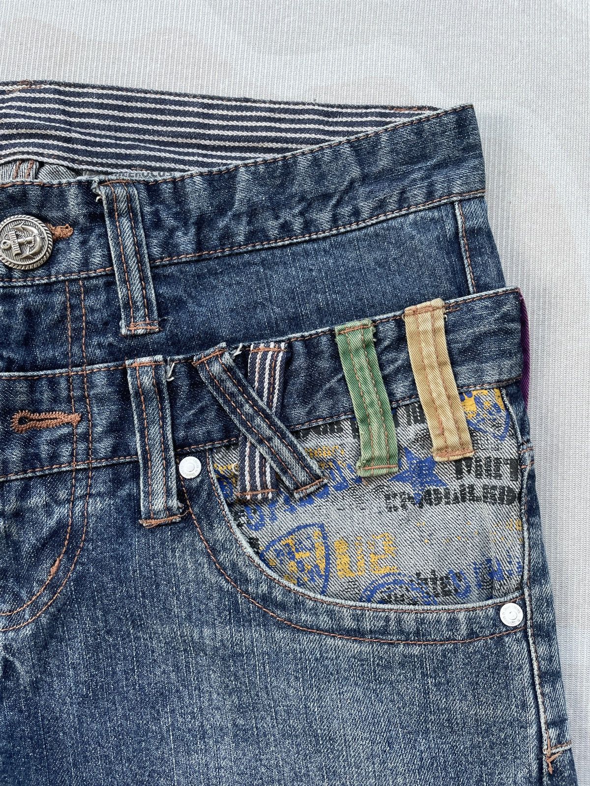 If Six Was Nine Sick Doublefocus Double Waist Jeans (LG111) Size US 31 - 6 Thumbnail