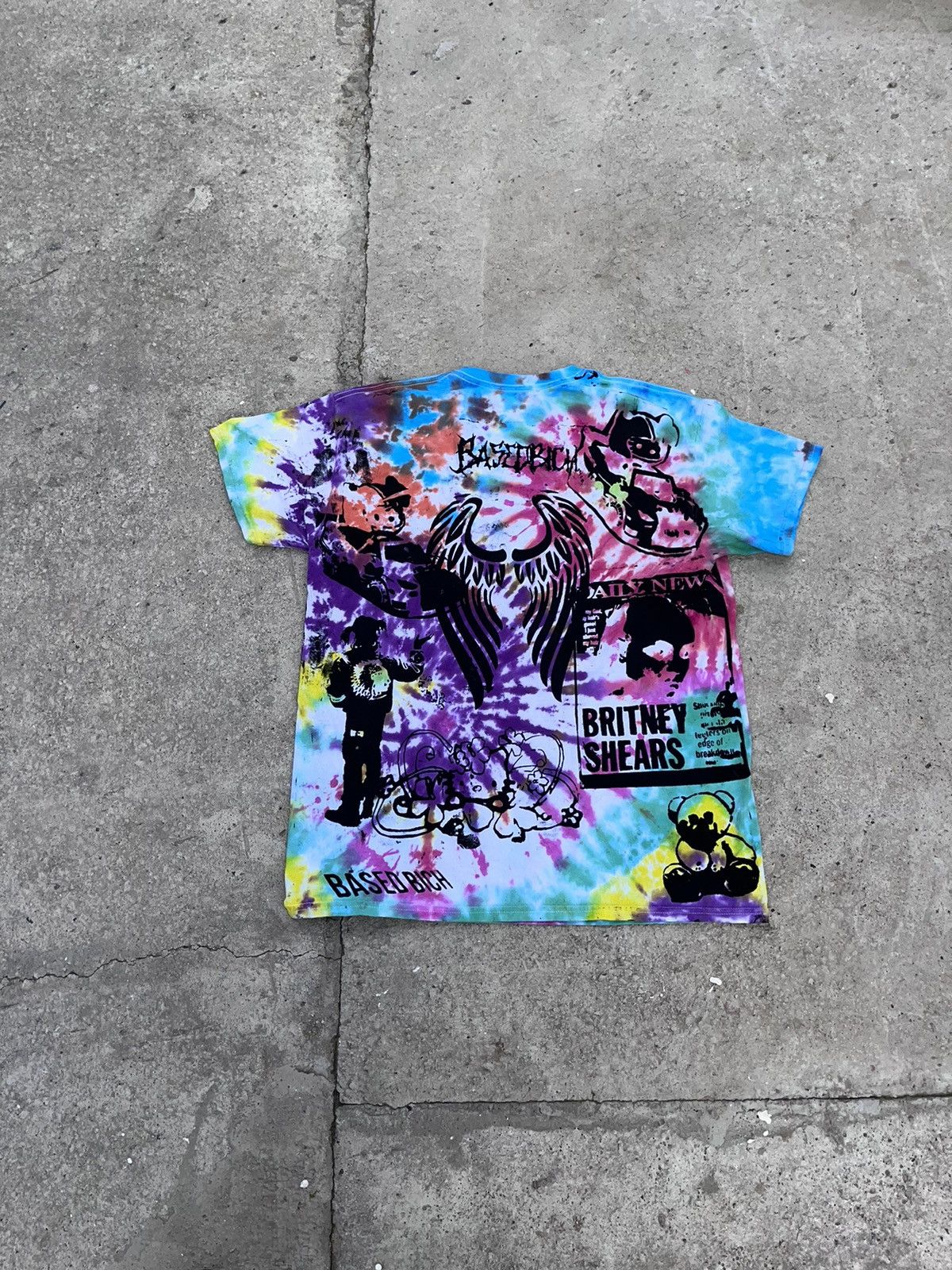Designer Basedbich mens Custom 1of1 tie dye tee size L Size US L / EU 52-54 / 3 - 2 Thumbnail