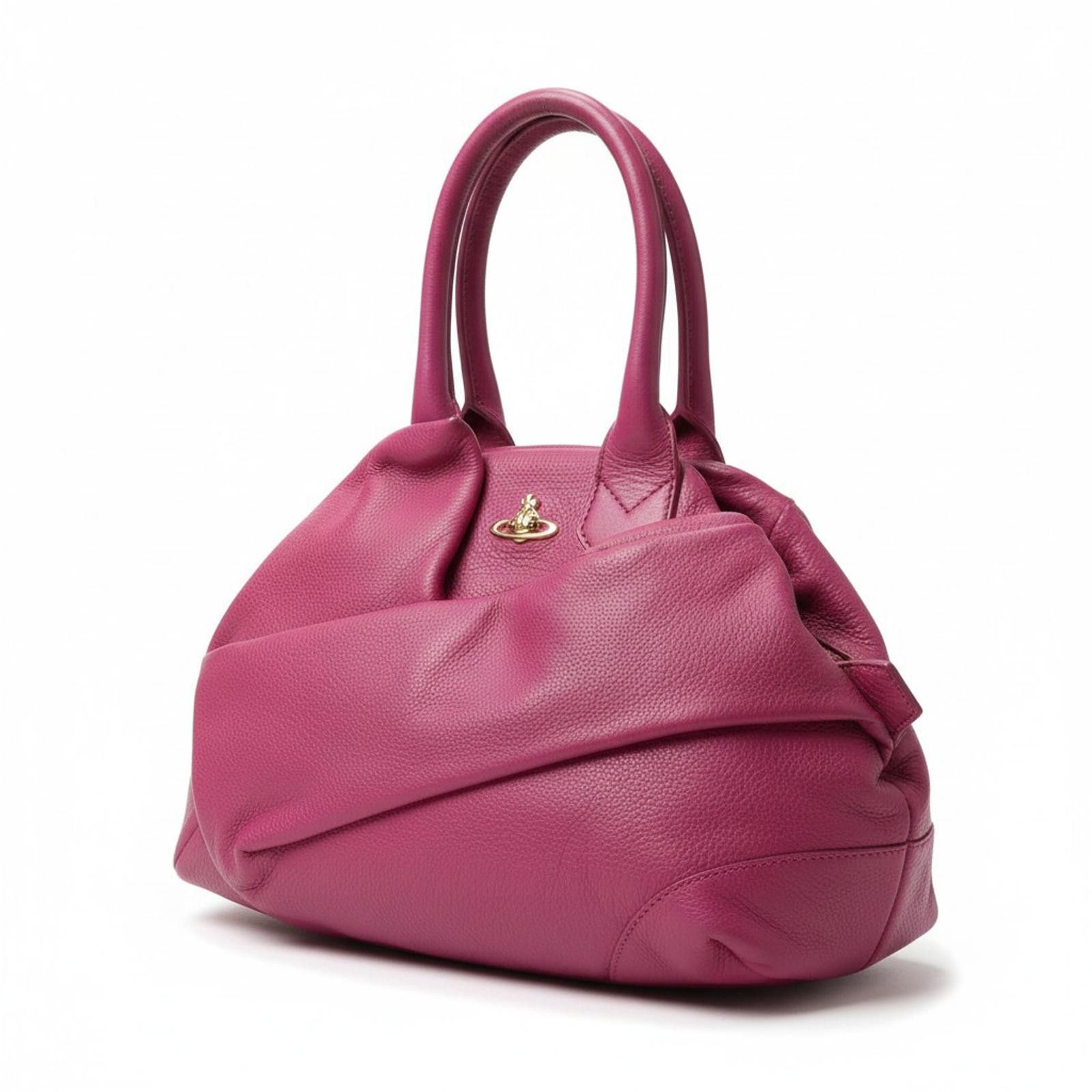 Vivienne Westwood Vivienne Westwood - Pink Leather Shoulder Bag Size ONE SIZE - 1 Thumbnail