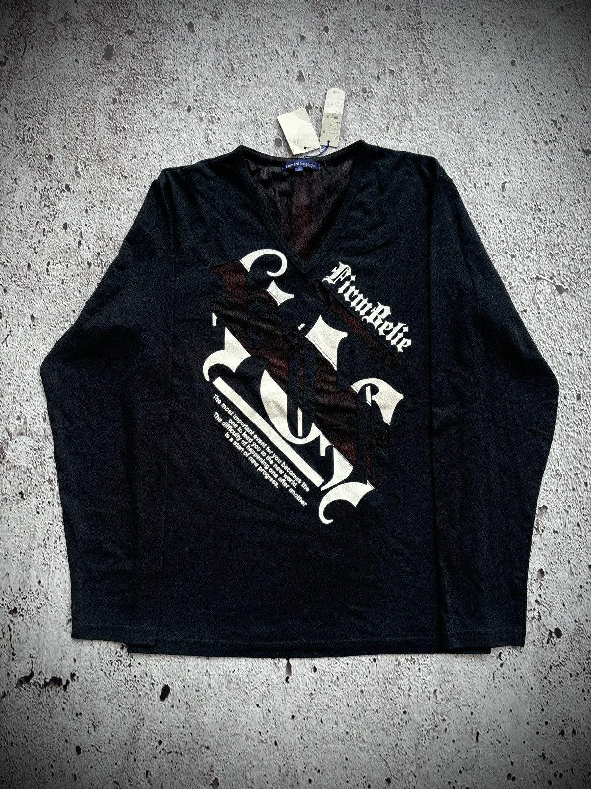 semanticdesign Y2k Semanticdesign Ifsix Punk Style Longsleeve Size US M / EU 48-50 / 2 - 1 Thumbnail
