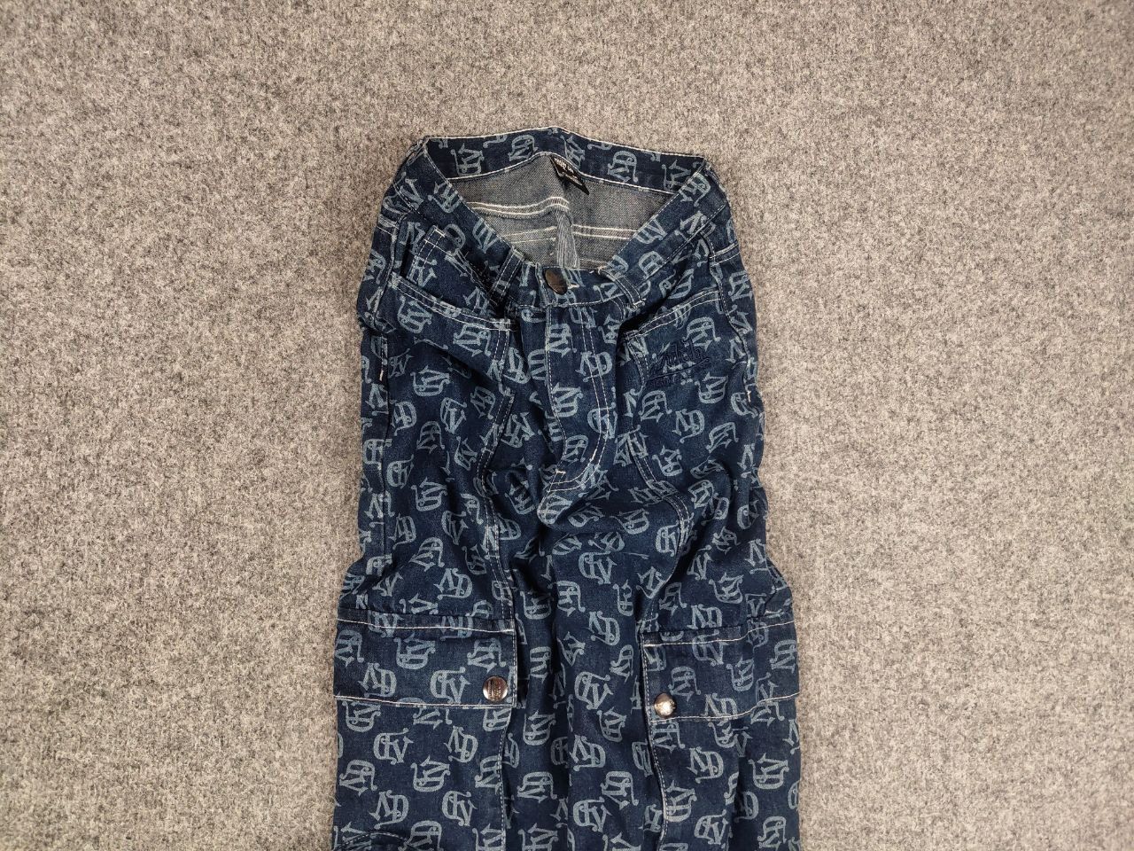Vintage × Von Dutch Vintage Von Dutch Y2K Print Cargo Baggy Bomdage Jeans Size US 30 / EU 46 - 4 Thumbnail