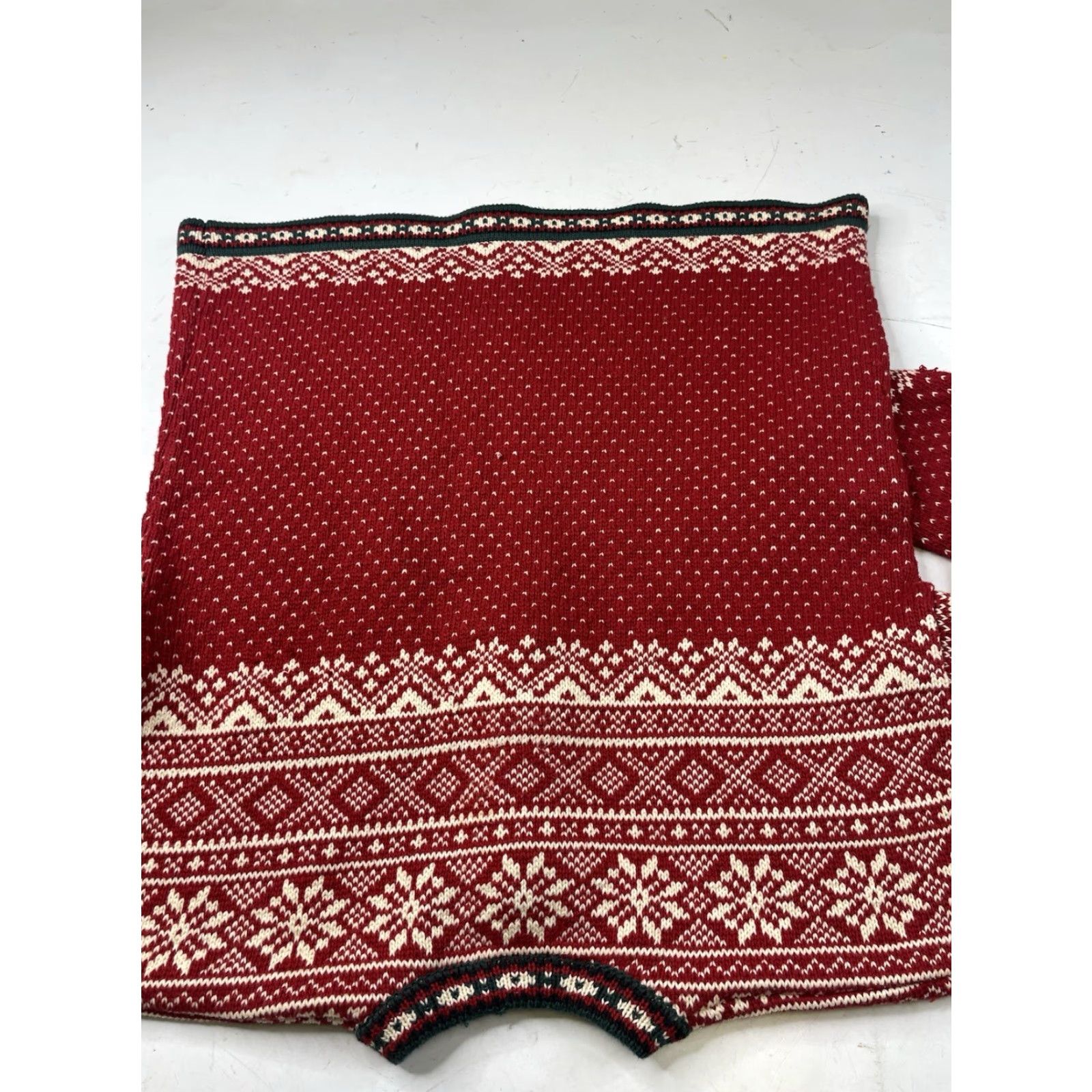 Vintage VINTAGE L.L. Bean Sweater Knit Womens Large Red Fair Isle Pullover Knit 90s Size L / US 10 / IT 46 - 3 Thumbnail